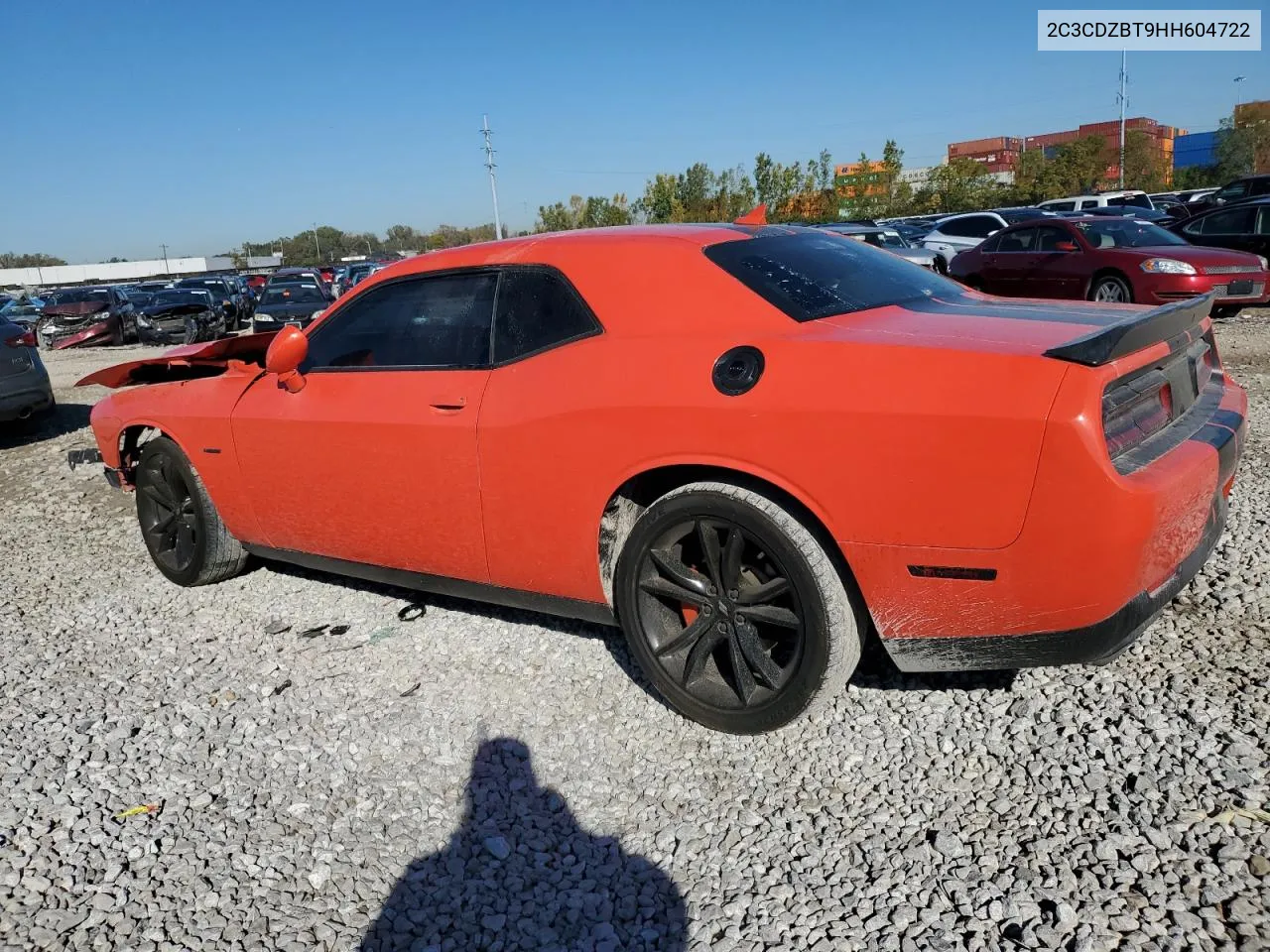 2017 Dodge Challenger R/T VIN: 2C3CDZBT9HH604722 Lot: 75908084