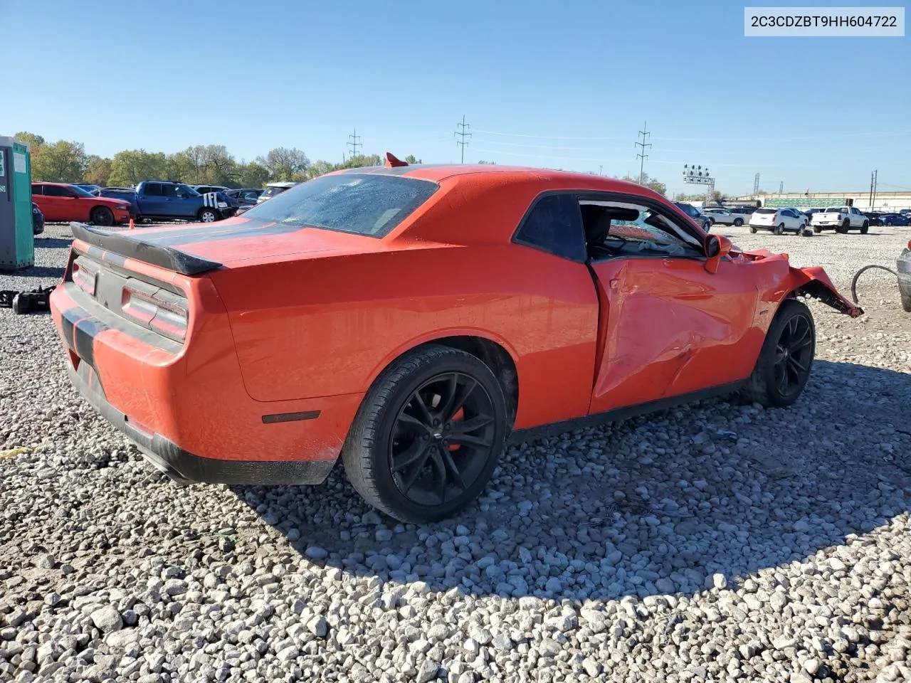 2017 Dodge Challenger R/T VIN: 2C3CDZBT9HH604722 Lot: 75908084