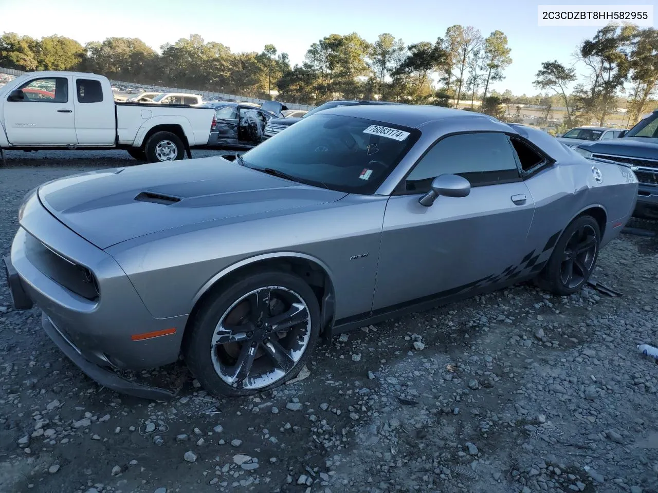 2017 Dodge Challenger R/T VIN: 2C3CDZBT8HH582955 Lot: 76083174