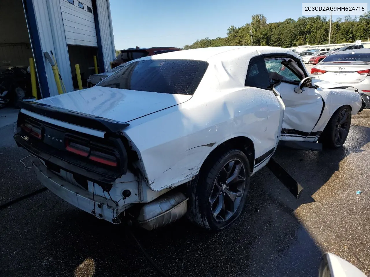 2017 Dodge Challenger Sxt VIN: 2C3CDZAG9HH624716 Lot: 76348564