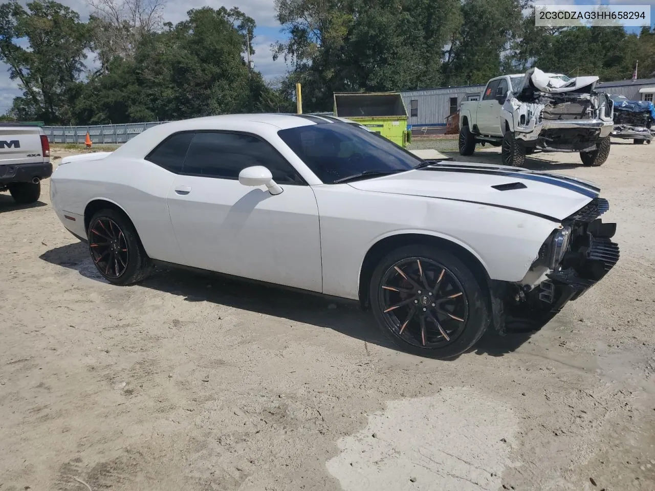 2C3CDZAG3HH658294 2017 Dodge Challenger Sxt