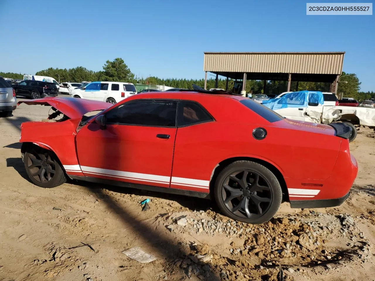 2017 Dodge Challenger Sxt VIN: 2C3CDZAG0HH555527 Lot: 76653324