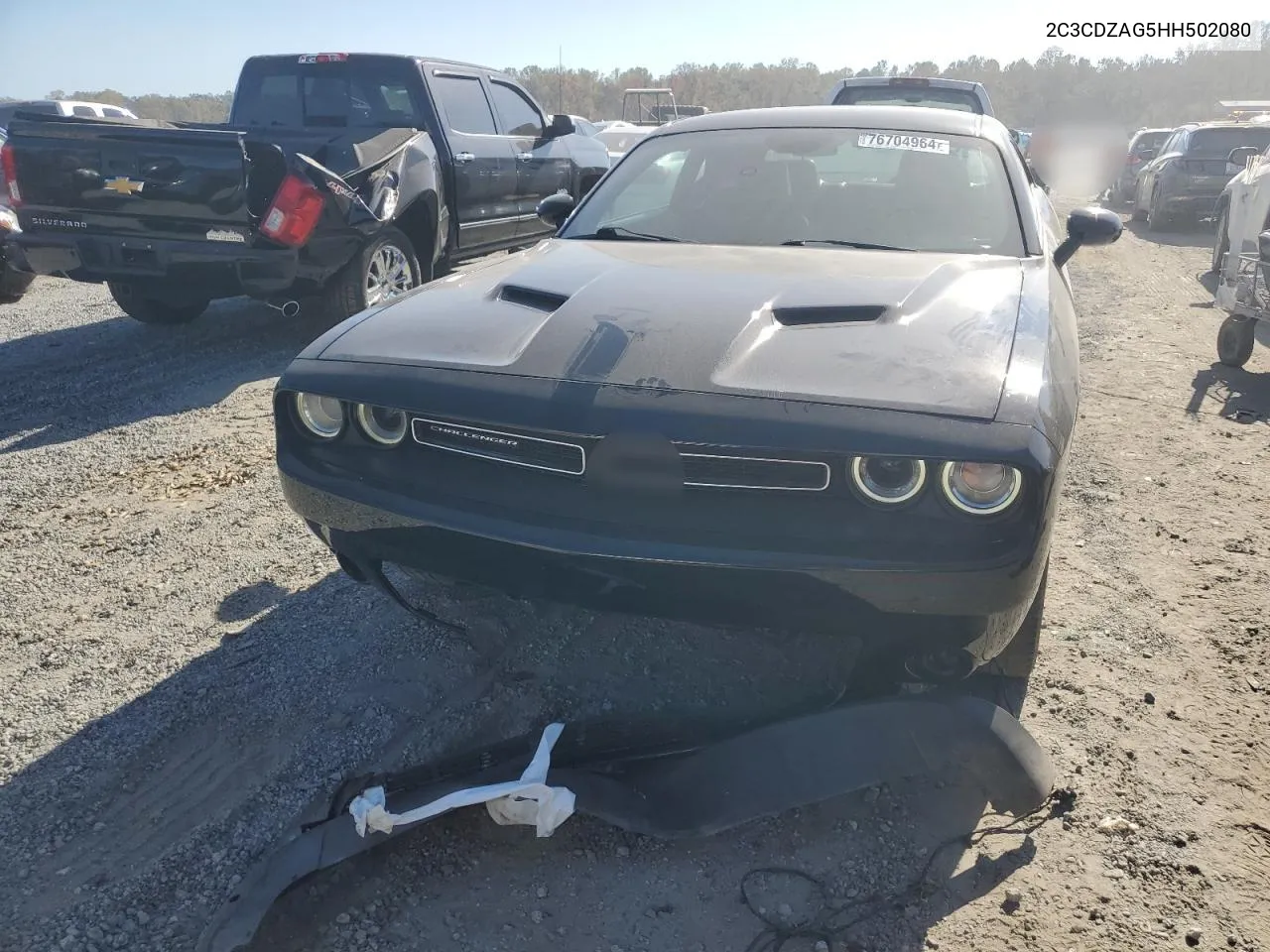 2017 Dodge Challenger Sxt VIN: 2C3CDZAG5HH502080 Lot: 76704964