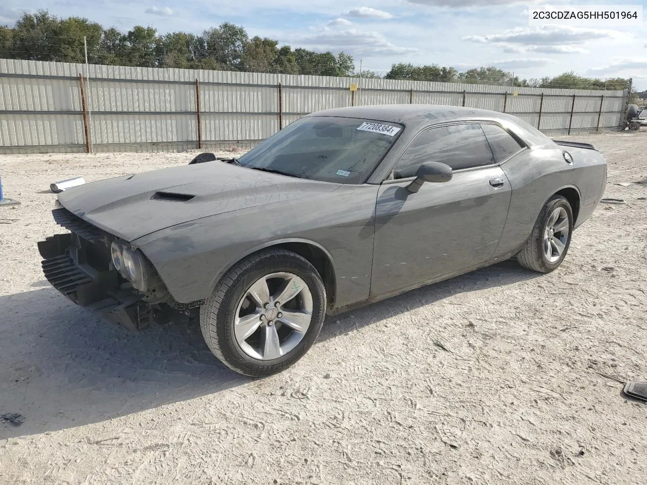 2017 Dodge Challenger Sxt VIN: 2C3CDZAG5HH501964 Lot: 77208384