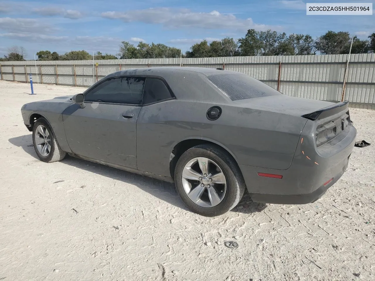 2017 Dodge Challenger Sxt VIN: 2C3CDZAG5HH501964 Lot: 77208384