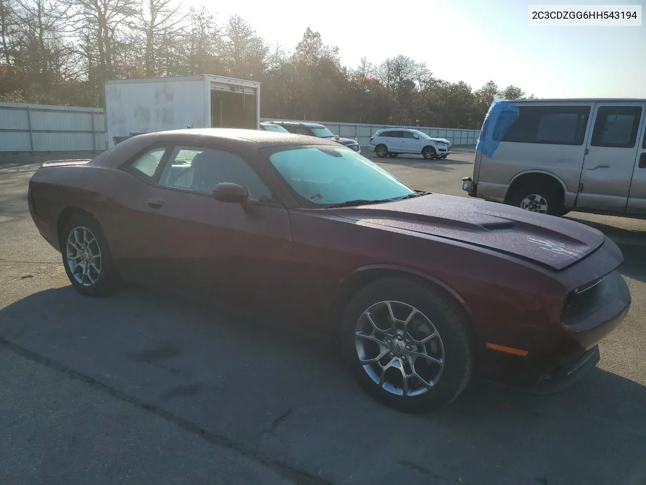 2017 Dodge Challenger Gt VIN: 2C3CDZGG6HH543194 Lot: 77267194