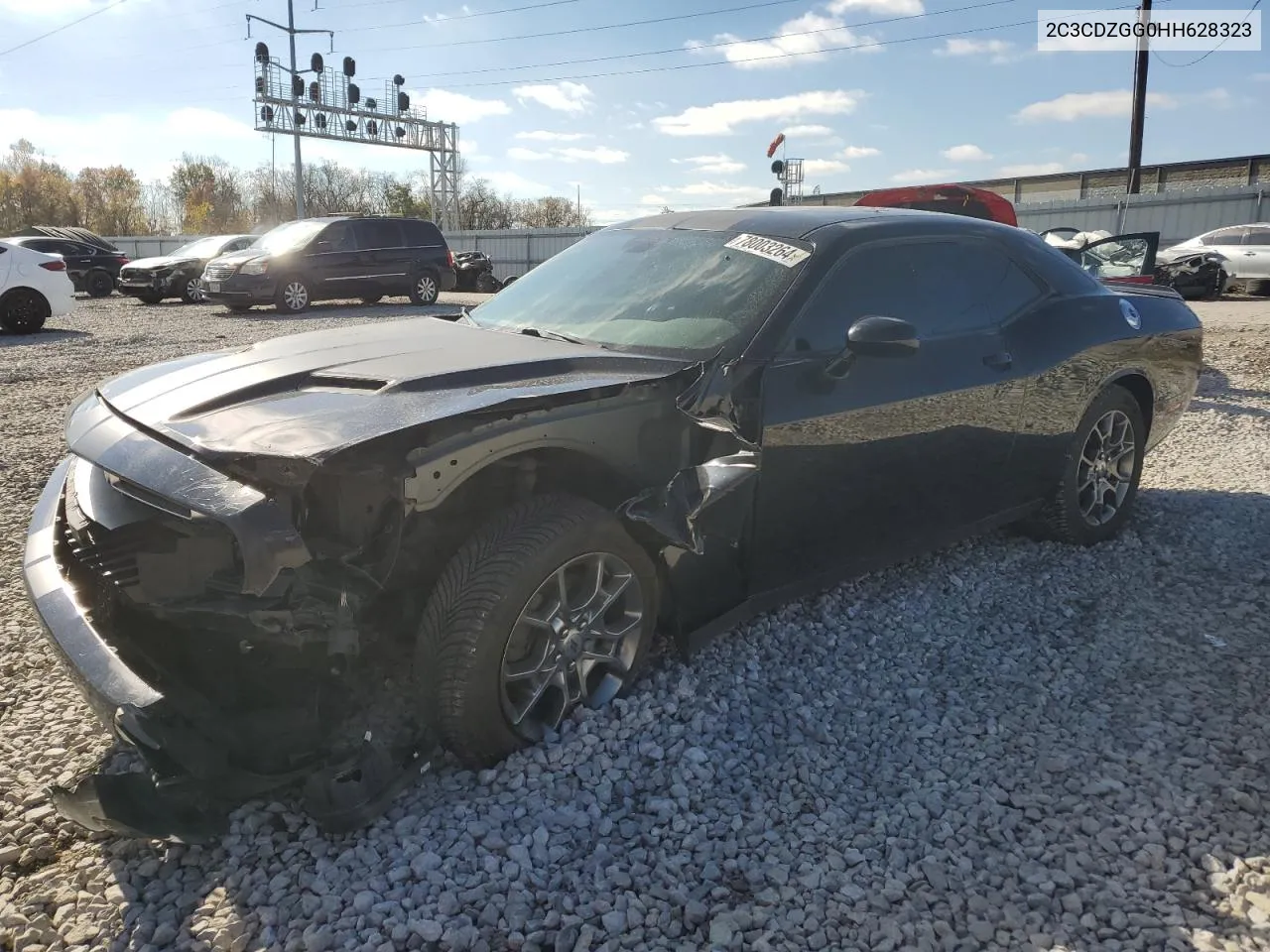 2017 Dodge Challenger Gt VIN: 2C3CDZGG0HH628323 Lot: 78003264