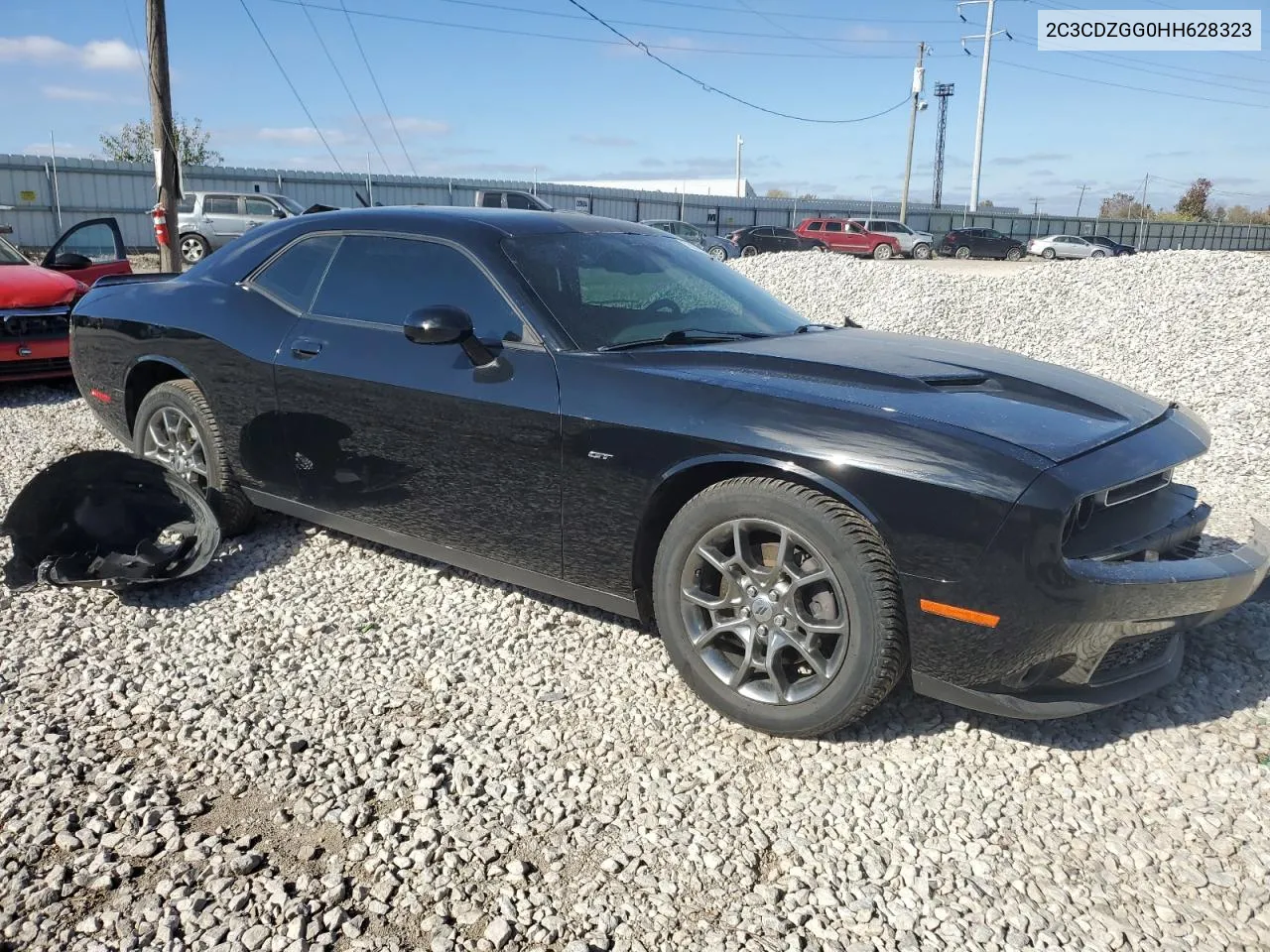 2017 Dodge Challenger Gt VIN: 2C3CDZGG0HH628323 Lot: 78003264