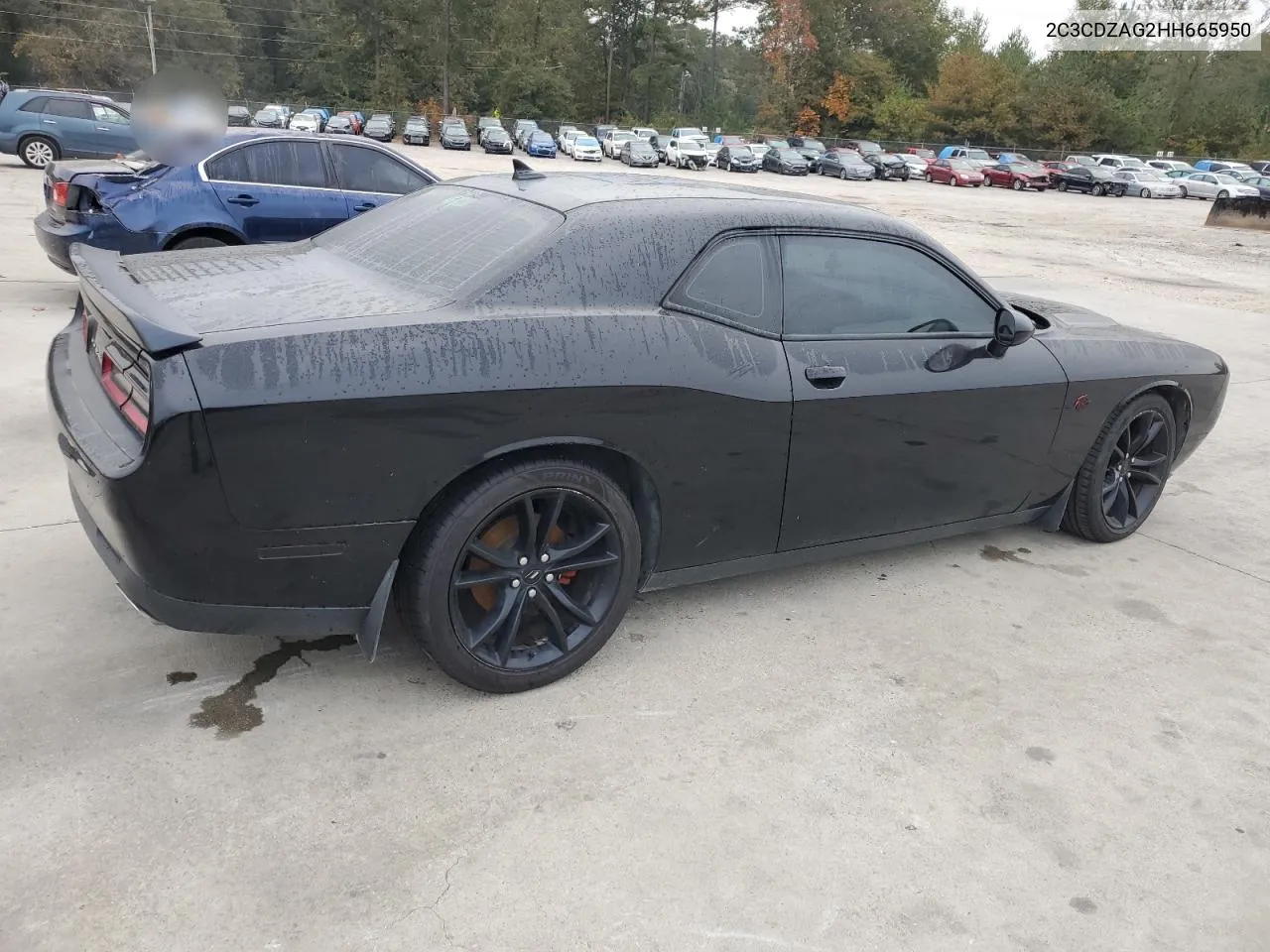 2017 Dodge Challenger Sxt VIN: 2C3CDZAG2HH665950 Lot: 78084694