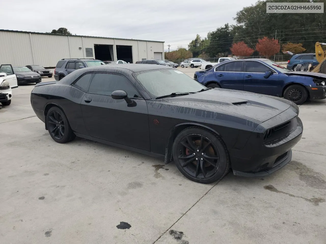 2017 Dodge Challenger Sxt VIN: 2C3CDZAG2HH665950 Lot: 78084694