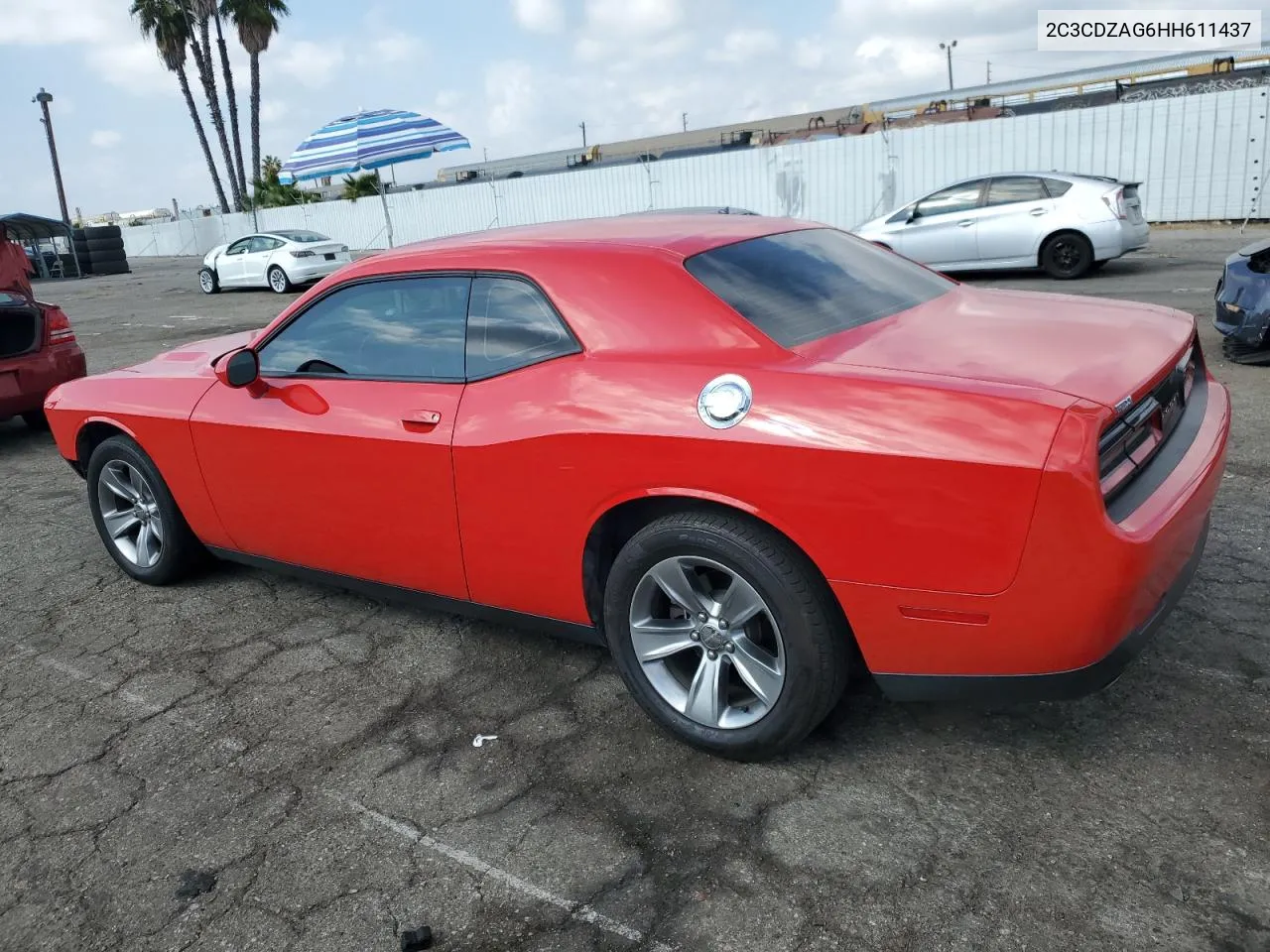 2017 Dodge Challenger Sxt VIN: 2C3CDZAG6HH611437 Lot: 78213444