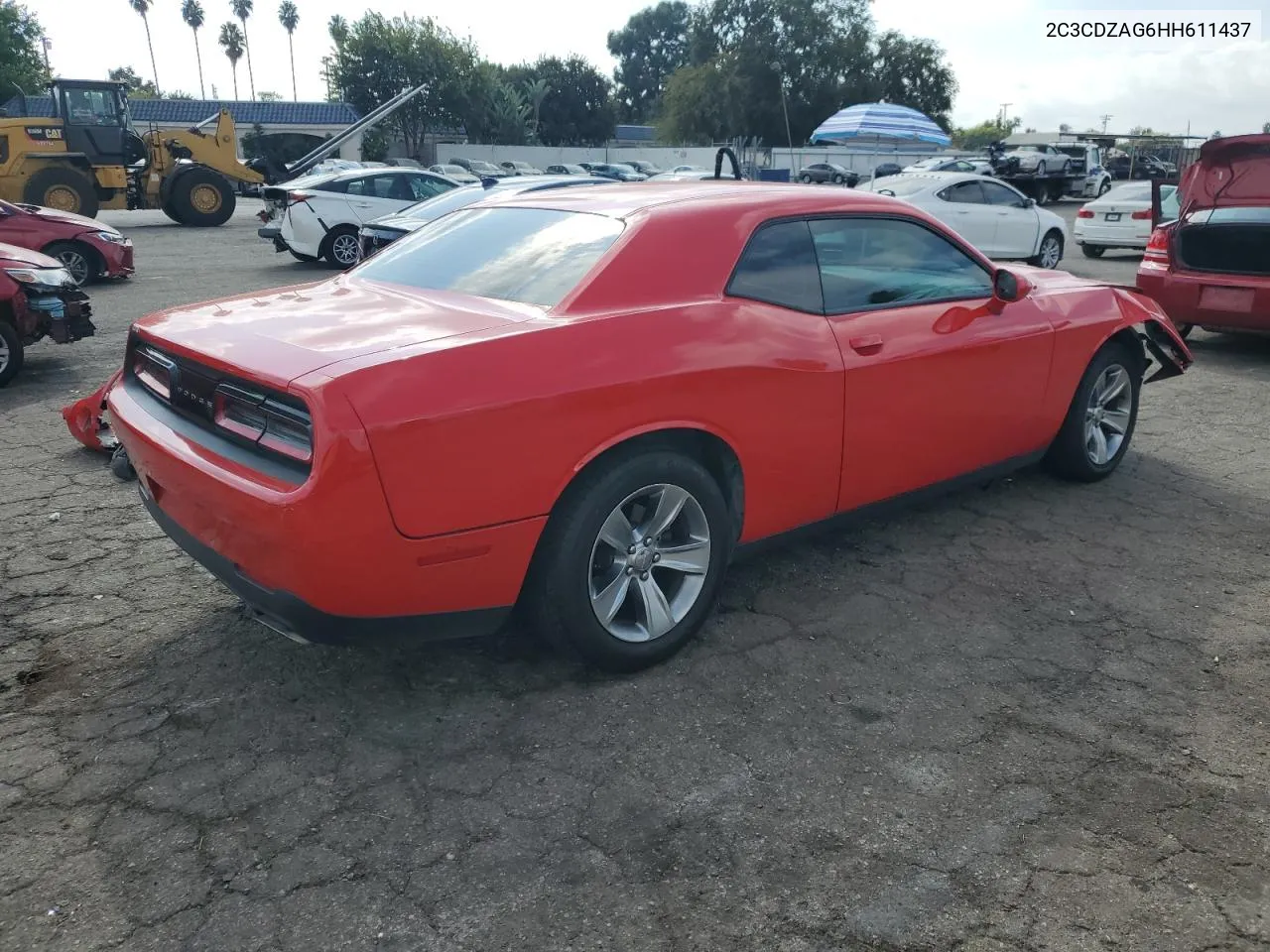 2017 Dodge Challenger Sxt VIN: 2C3CDZAG6HH611437 Lot: 78213444