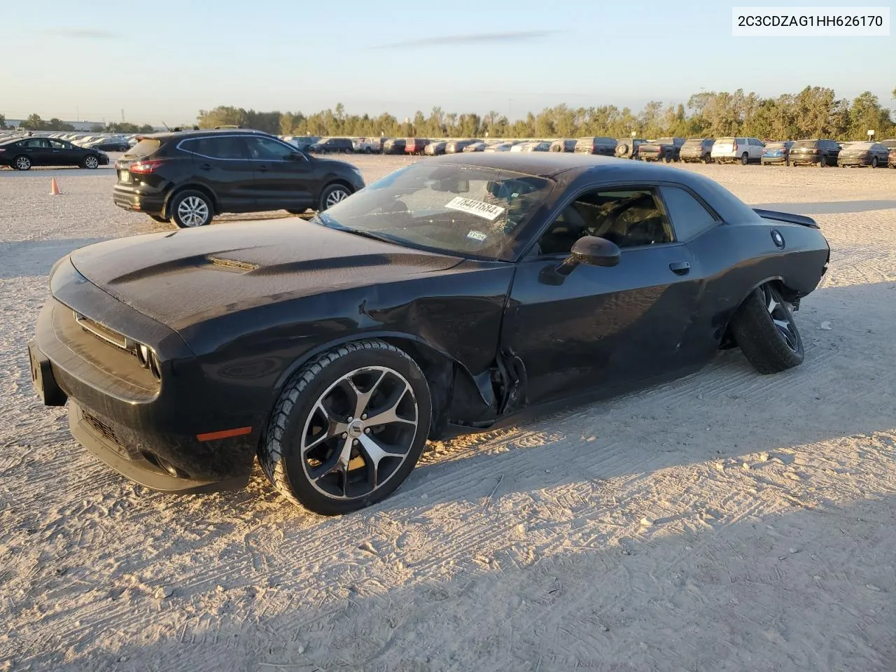 2017 Dodge Challenger Sxt VIN: 2C3CDZAG1HH626170 Lot: 78401684