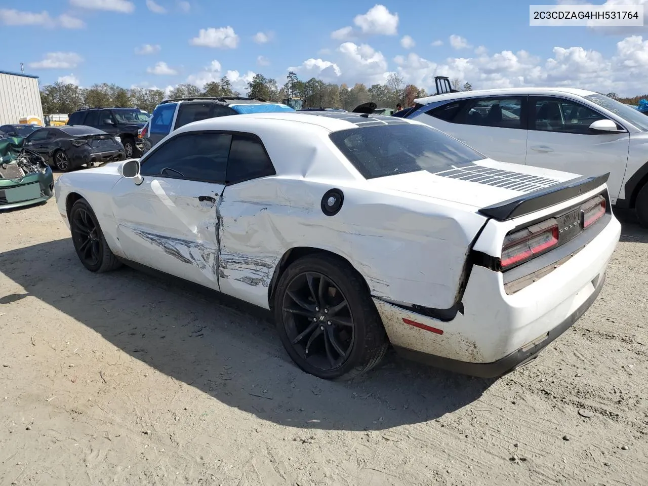 2017 Dodge Challenger Sxt VIN: 2C3CDZAG4HH531764 Lot: 78712644