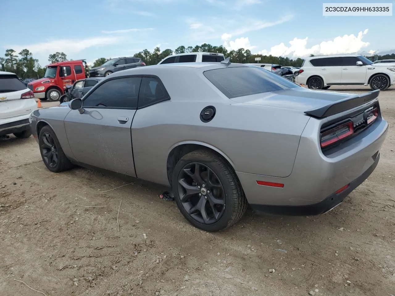 2017 Dodge Challenger Sxt VIN: 2C3CDZAG9HH633335 Lot: 78750764