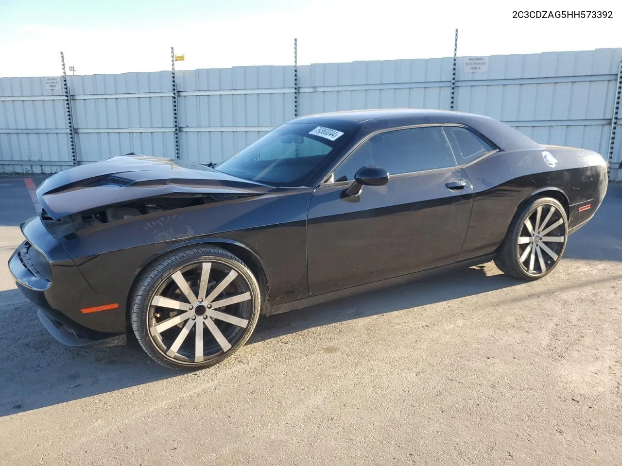 2017 Dodge Challenger Sxt VIN: 2C3CDZAG5HH573392 Lot: 79360044