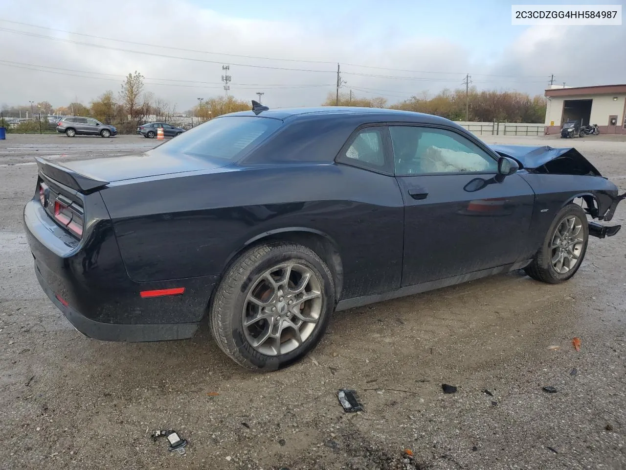 2017 Dodge Challenger Gt VIN: 2C3CDZGG4HH584987 Lot: 79453364