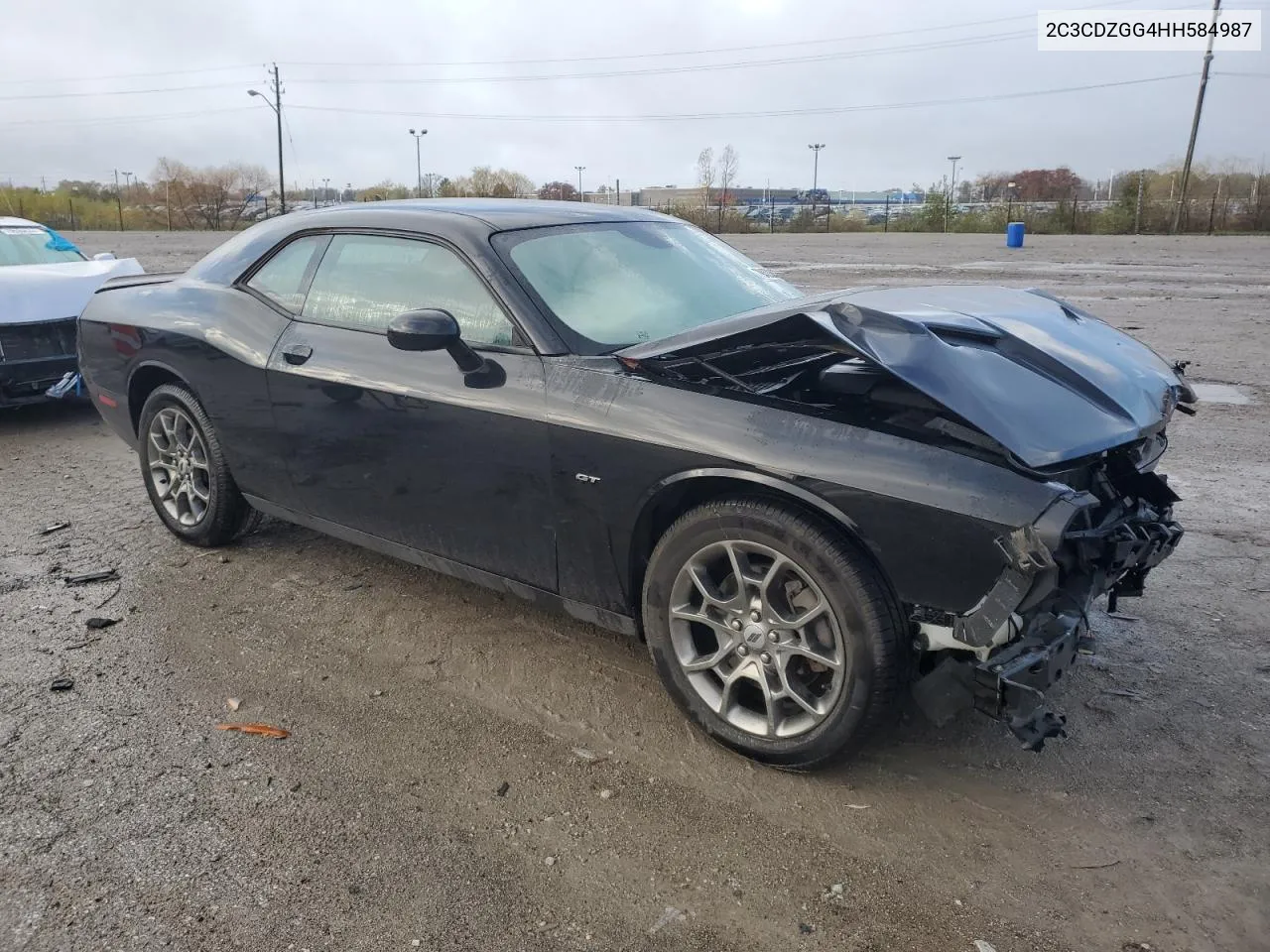 2017 Dodge Challenger Gt VIN: 2C3CDZGG4HH584987 Lot: 79453364