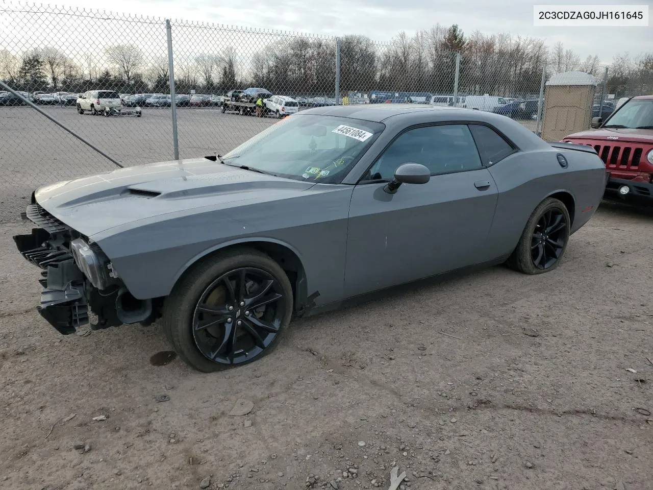 2018 Dodge Challenger Sxt VIN: 2C3CDZAG0JH161645 Lot: 44561084