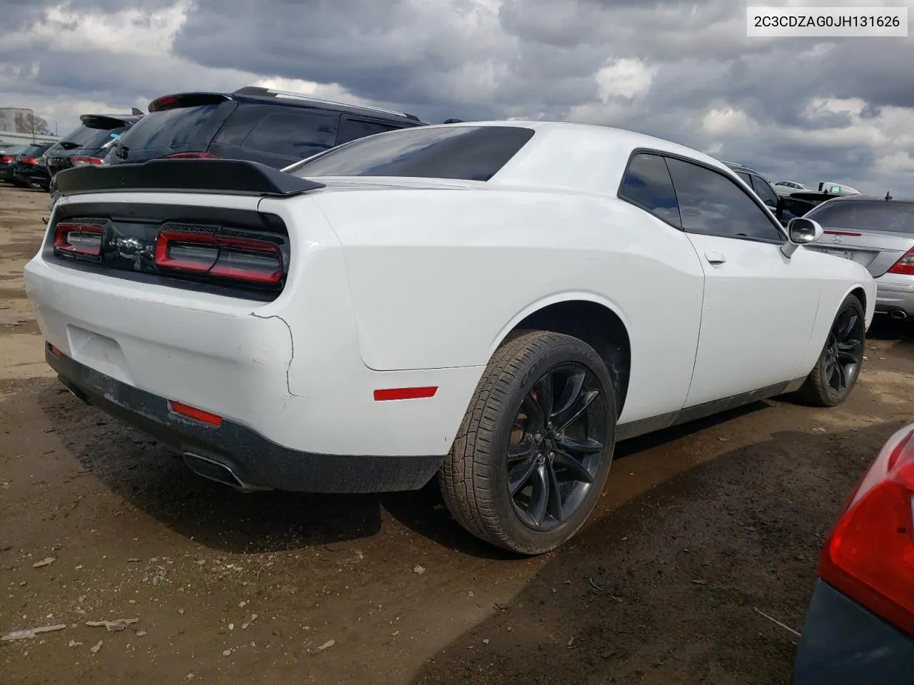 2018 Dodge Challenger Sxt VIN: 2C3CDZAG0JH131626 Lot: 46965764