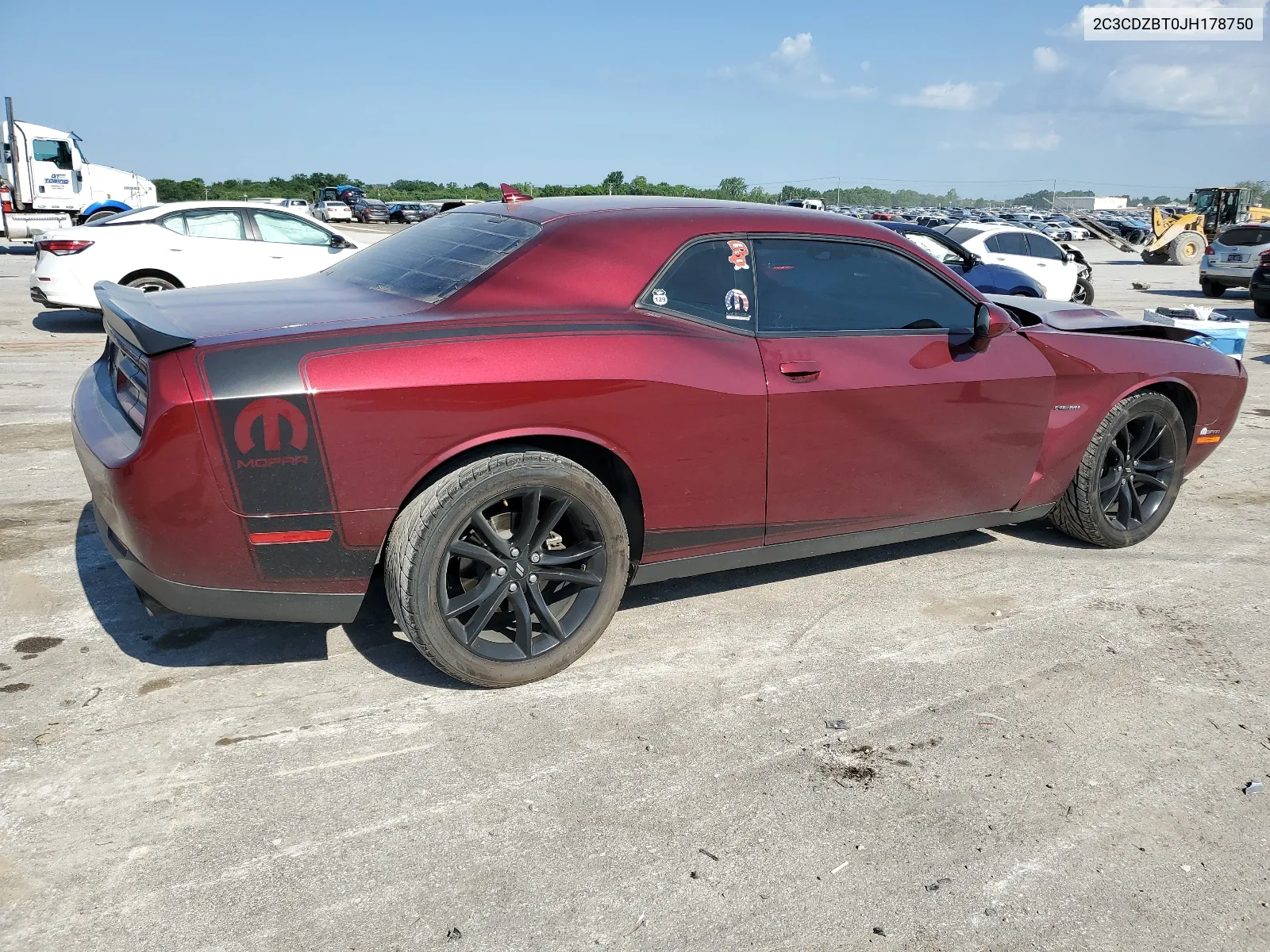 2018 Dodge Challenger R/T VIN: 2C3CDZBT0JH178750 Lot: 55613284