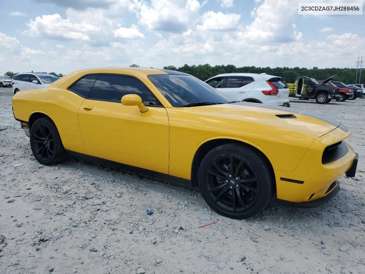 2C3CDZAG7JH288456 2018 Dodge Challenger Sxt