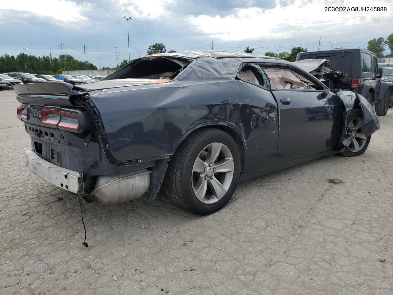 2C3CDZAG8JH245888 2018 Dodge Challenger Sxt