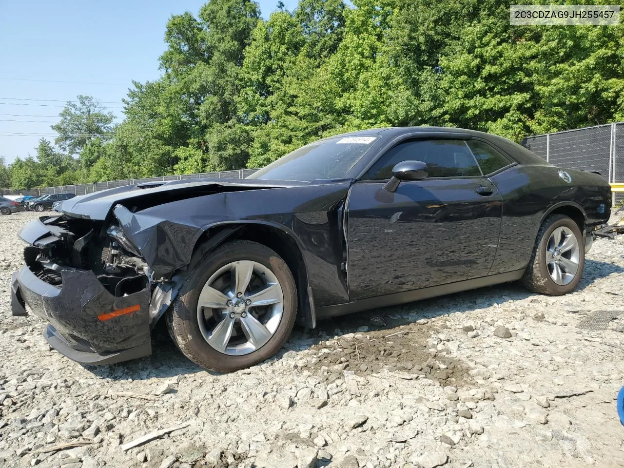 2C3CDZAG9JH255457 2018 Dodge Challenger Sxt