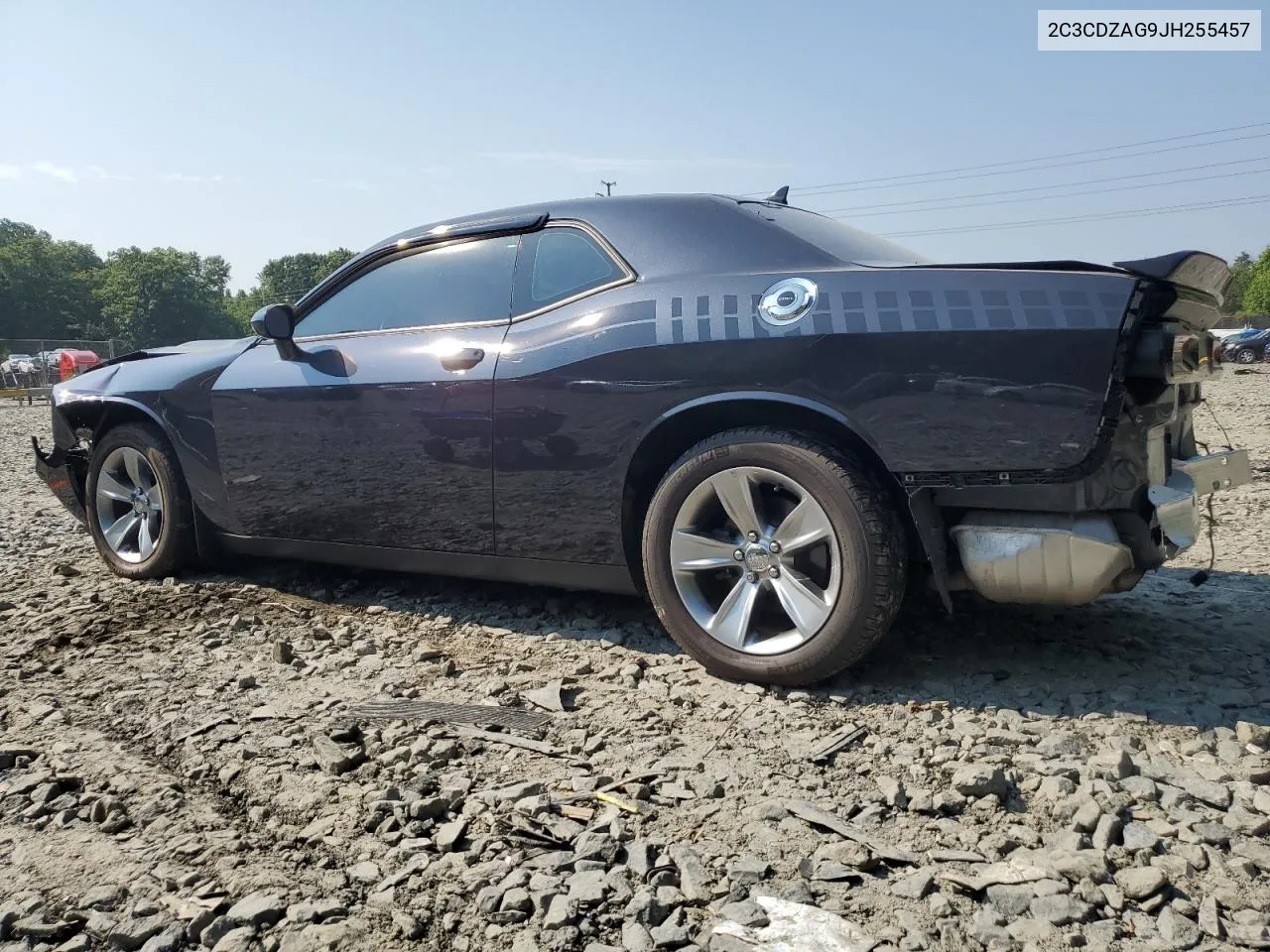 2018 Dodge Challenger Sxt VIN: 2C3CDZAG9JH255457 Lot: 61204914