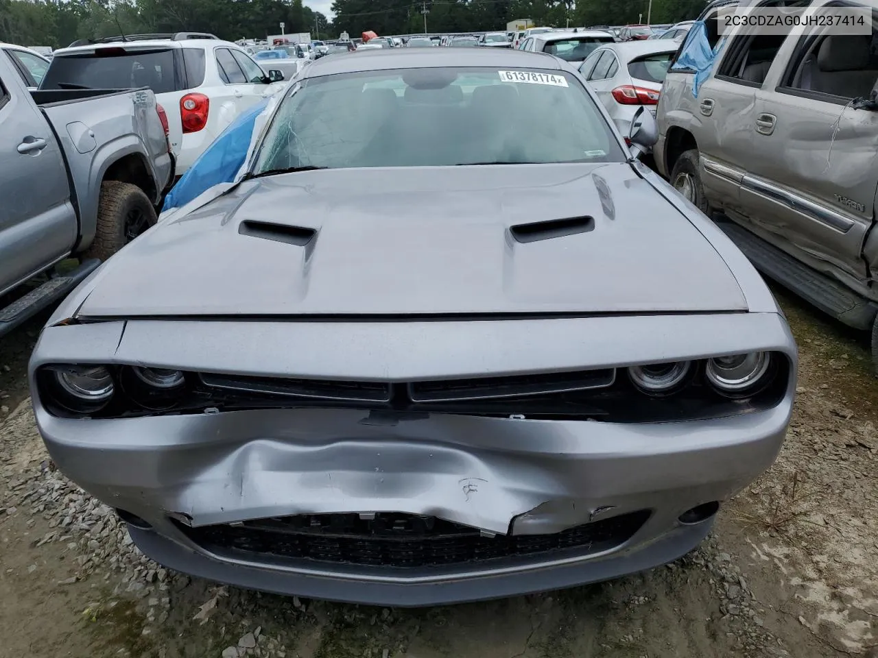 2C3CDZAG0JH237414 2018 Dodge Challenger Sxt