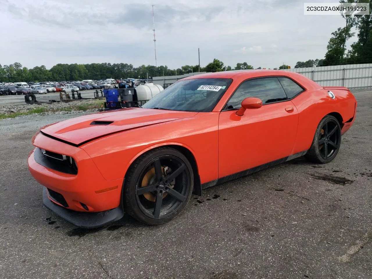 2018 Dodge Challenger Sxt VIN: 2C3CDZAGXJH199223 Lot: 62114284