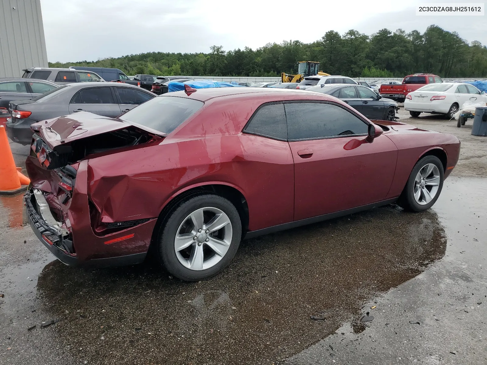 2C3CDZAG8JH251612 2018 Dodge Challenger Sxt