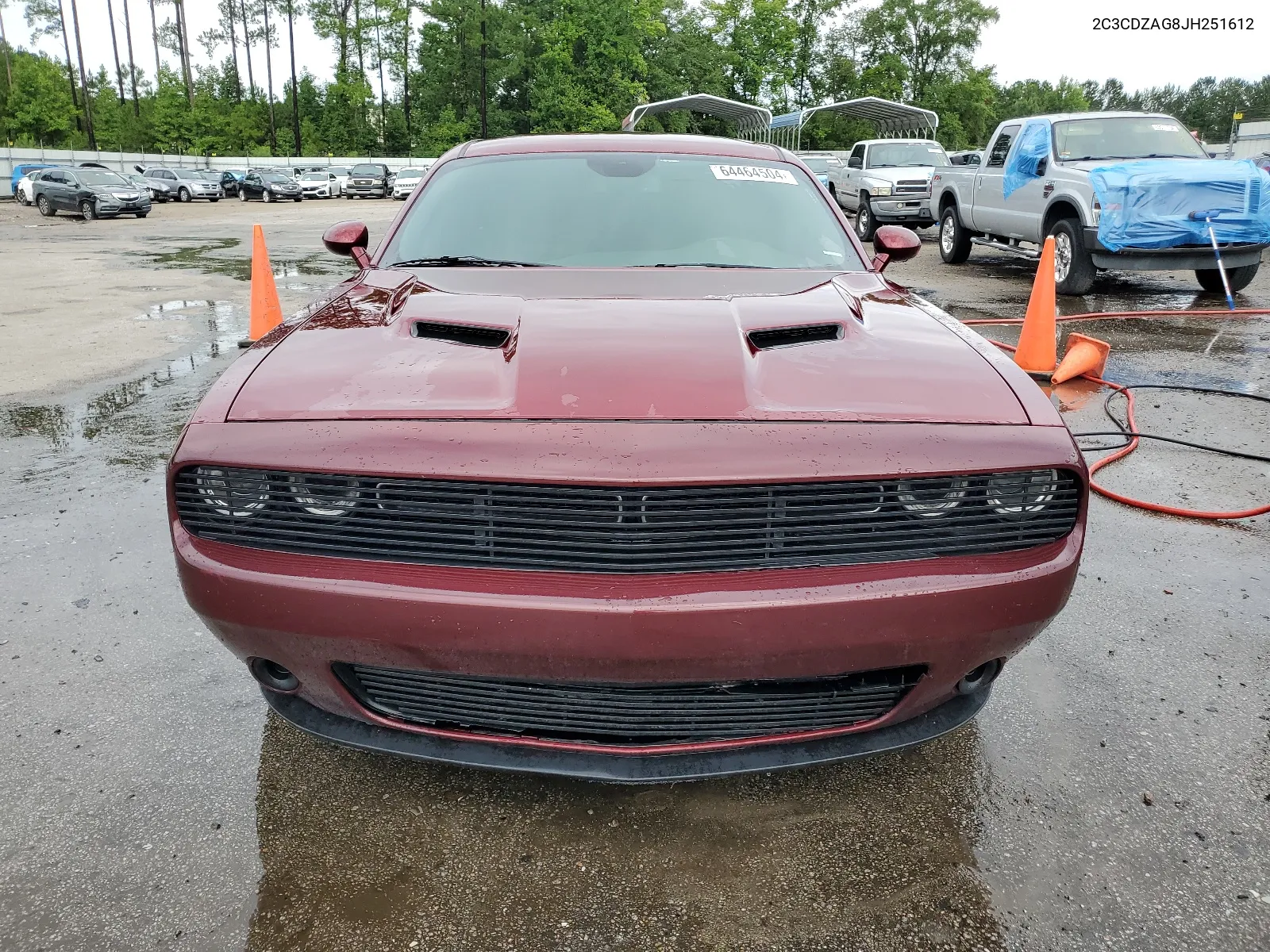 2018 Dodge Challenger Sxt VIN: 2C3CDZAG8JH251612 Lot: 64464504