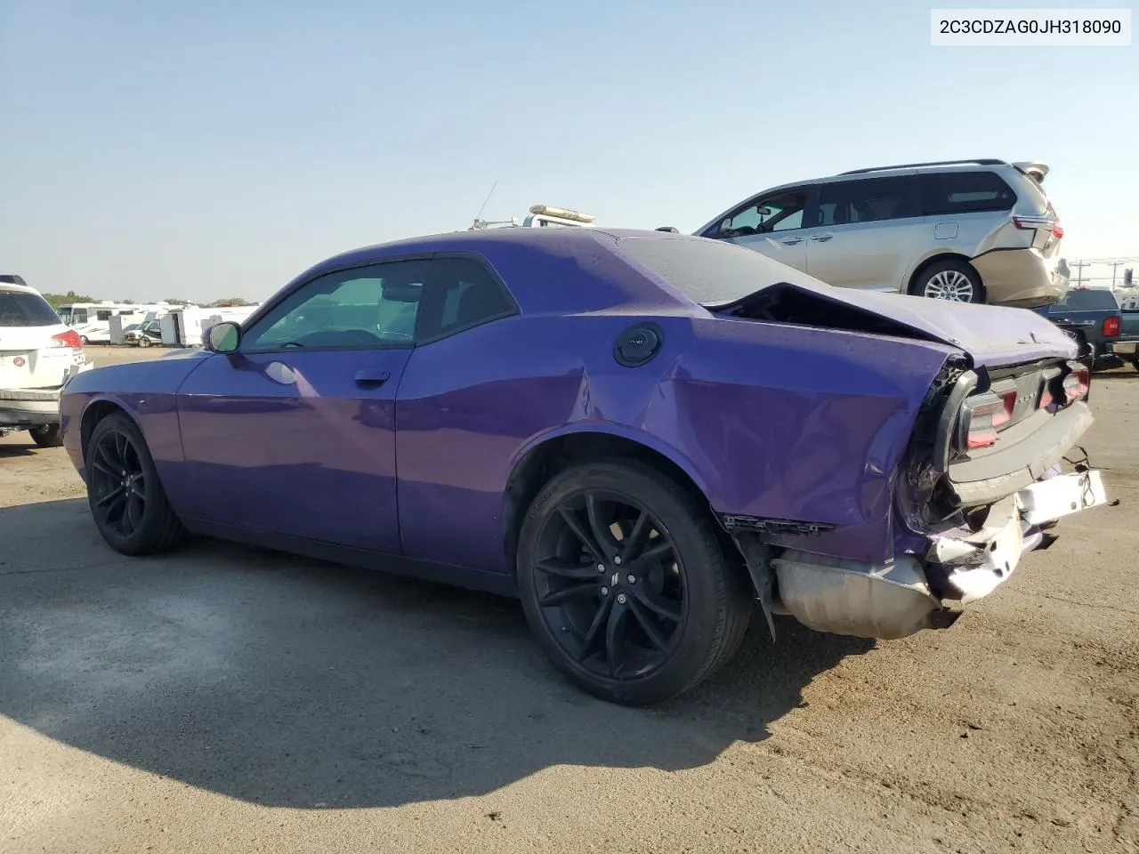 2C3CDZAG0JH318090 2018 Dodge Challenger Sxt