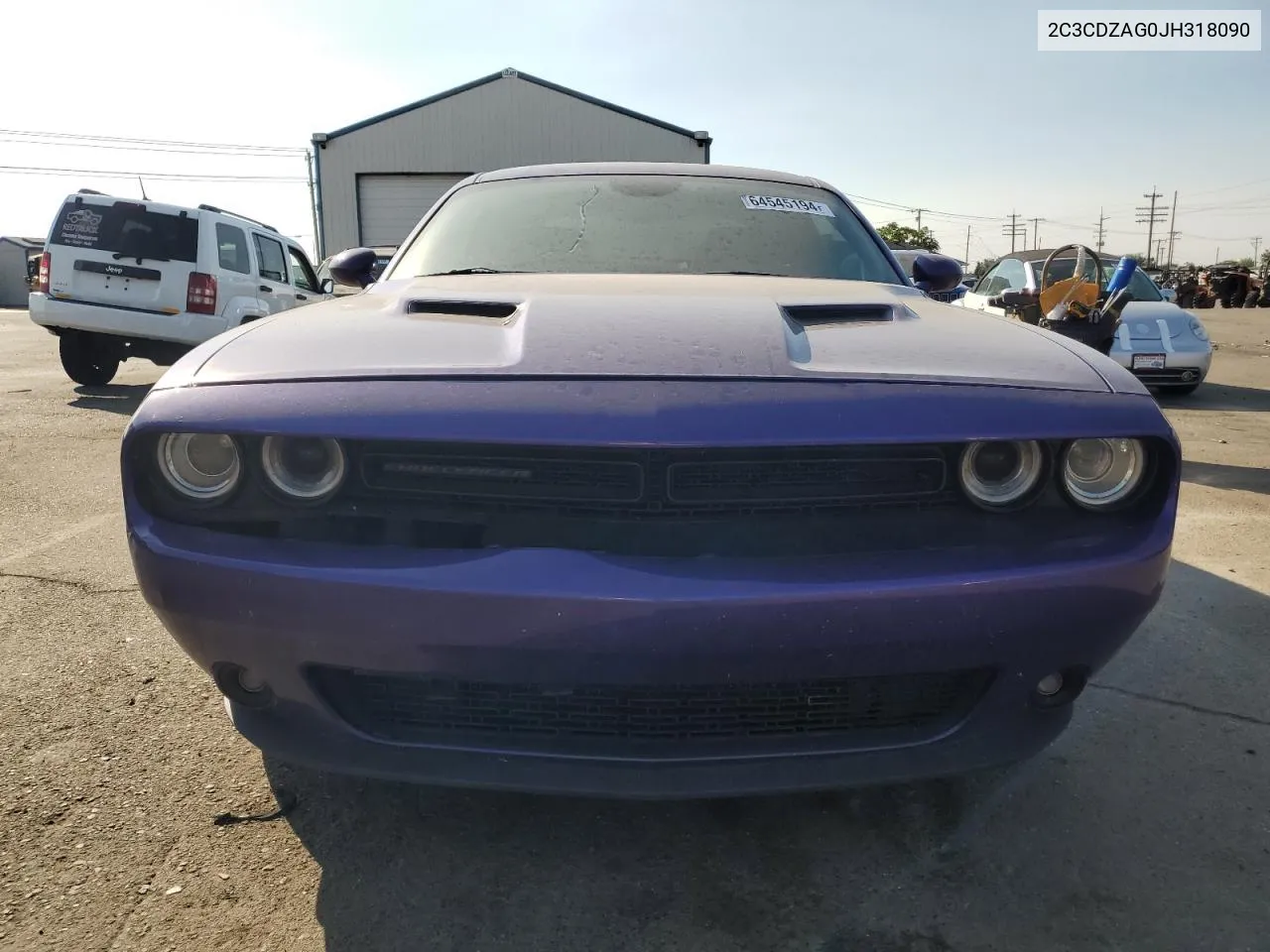 2C3CDZAG0JH318090 2018 Dodge Challenger Sxt