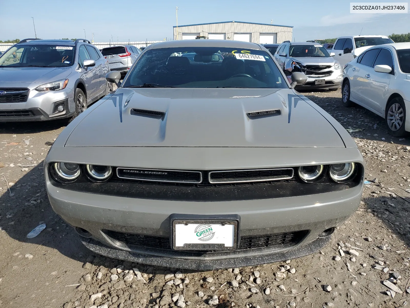 2018 Dodge Challenger Sxt VIN: 2C3CDZAG1JH237406 Lot: 64627694