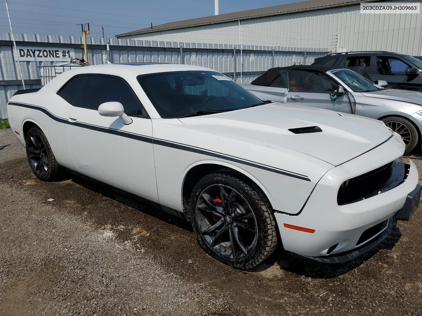 2C3CDZAG9JH309663 2018 Dodge Challenger Sxt