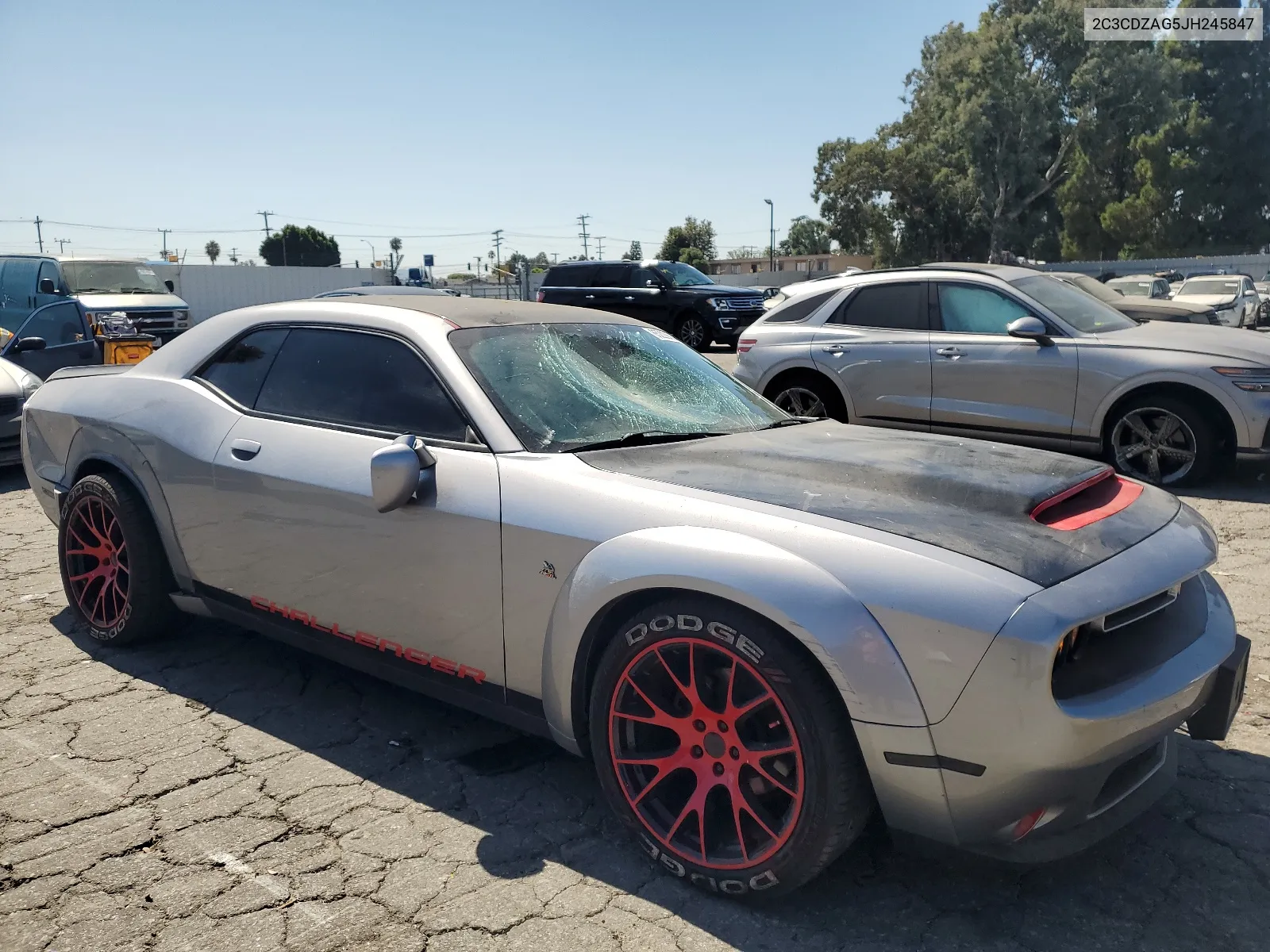 2018 Dodge Challenger Sxt VIN: 2C3CDZAG5JH245847 Lot: 65223604