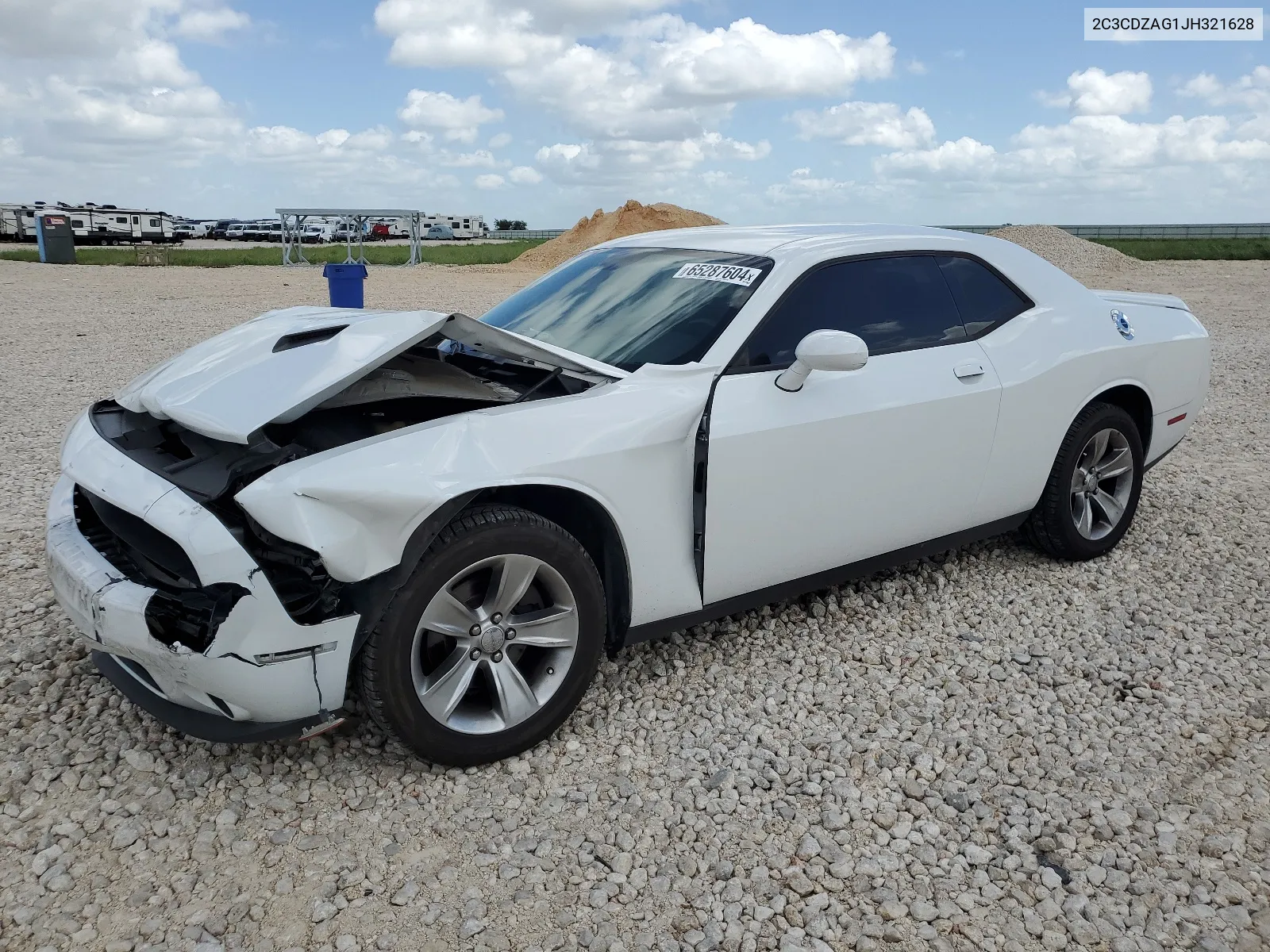 2018 Dodge Challenger Sxt VIN: 2C3CDZAG1JH321628 Lot: 65287604