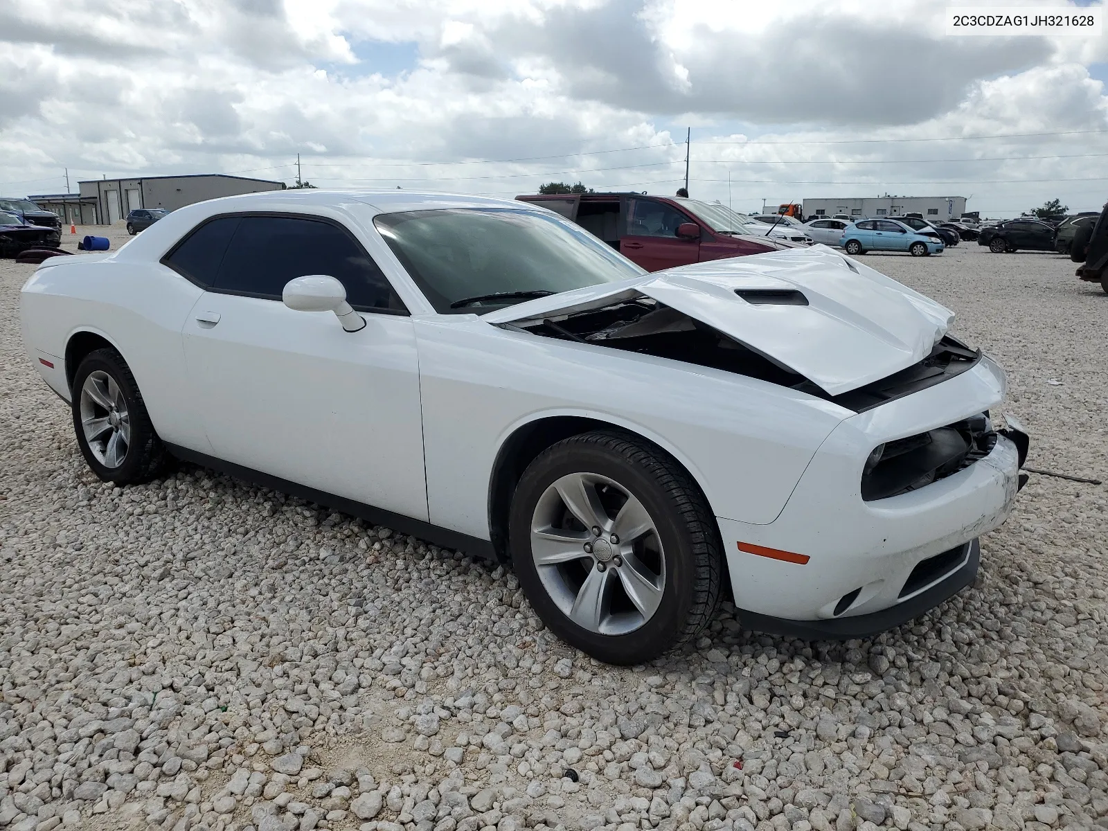 2018 Dodge Challenger Sxt VIN: 2C3CDZAG1JH321628 Lot: 65287604