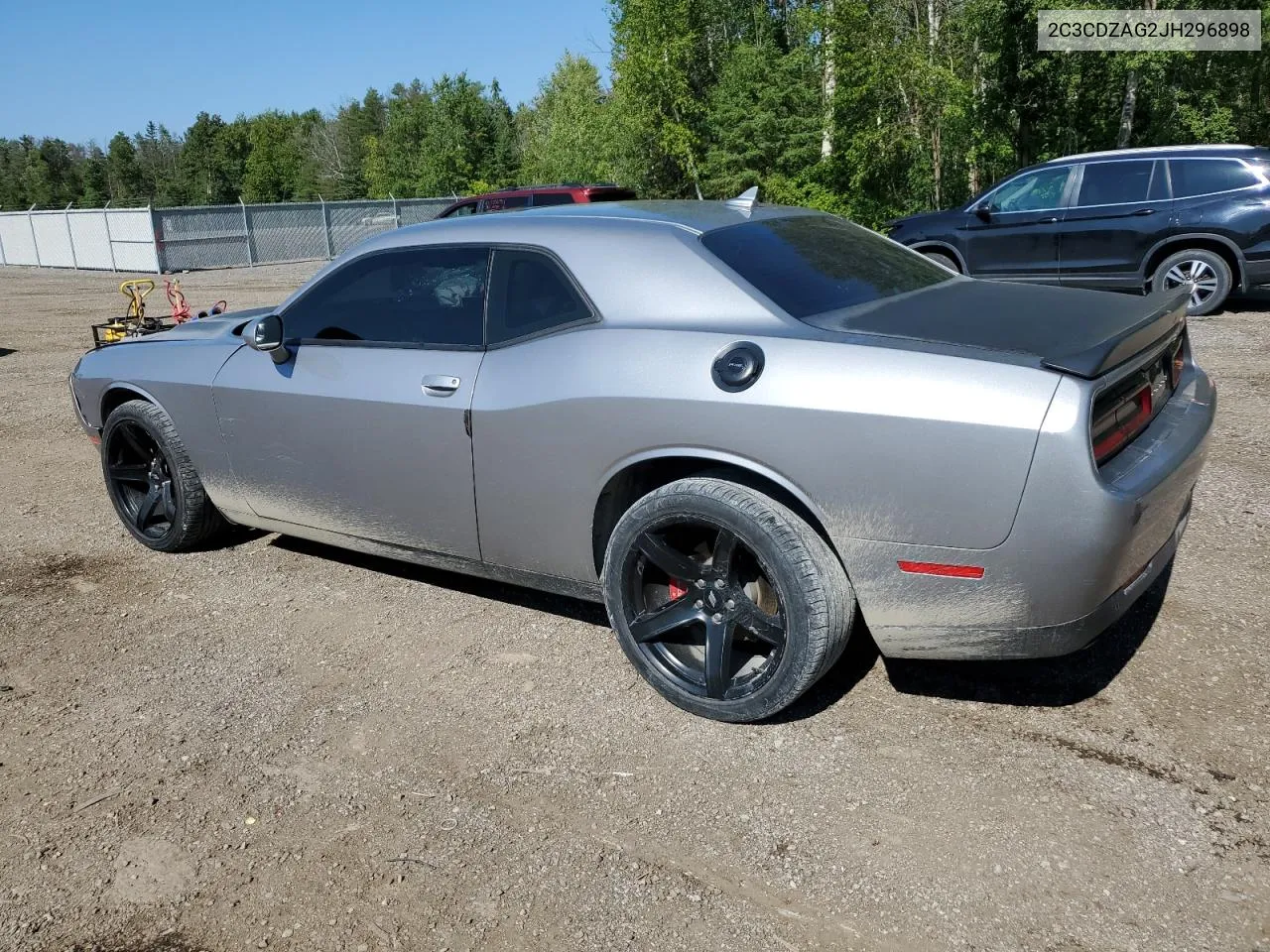 2018 Dodge Challenger Sxt VIN: 2C3CDZAG2JH296898 Lot: 65599854