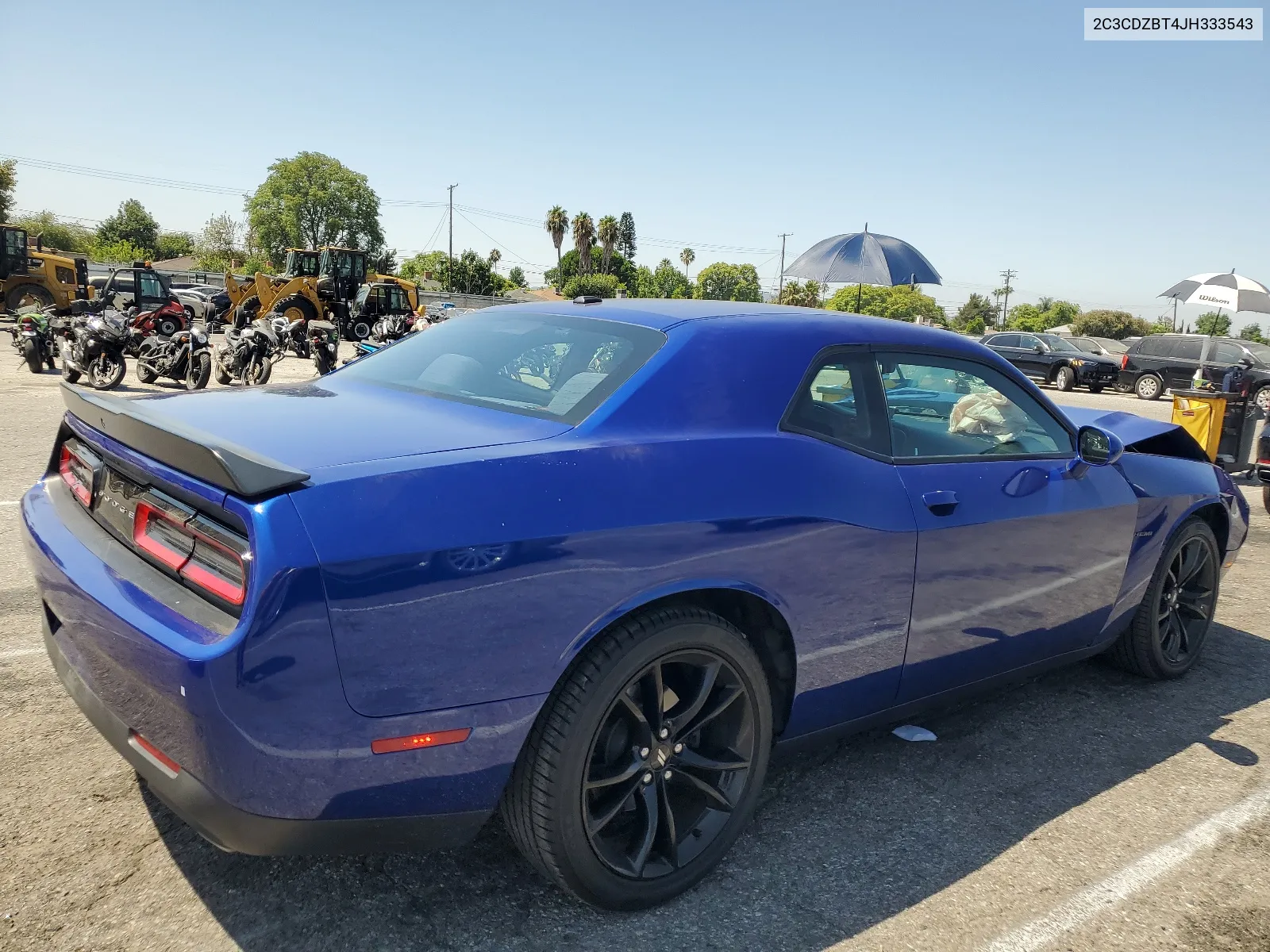 2018 Dodge Challenger R/T VIN: 2C3CDZBT4JH333543 Lot: 66248244