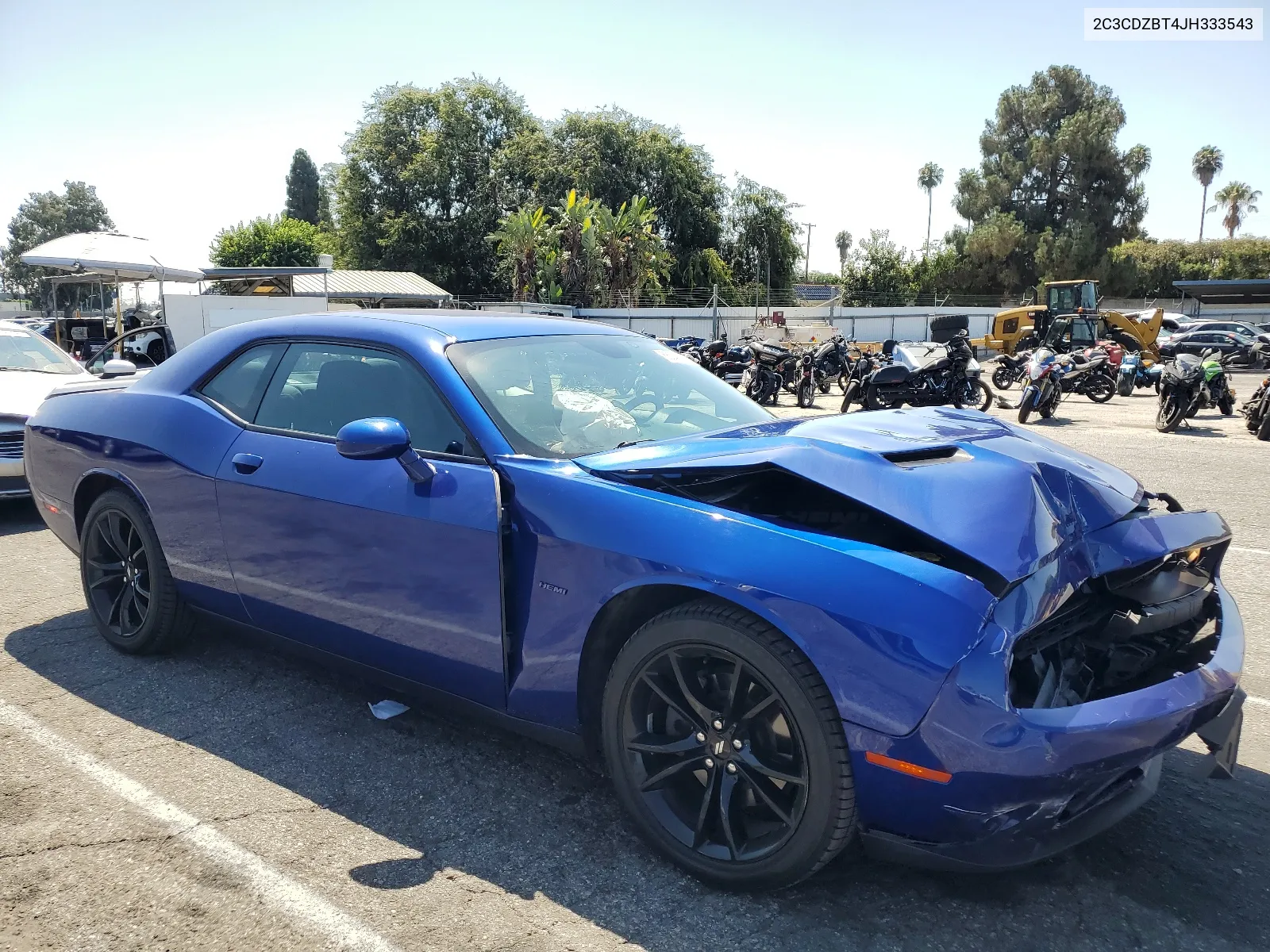 2018 Dodge Challenger R/T VIN: 2C3CDZBT4JH333543 Lot: 66248244