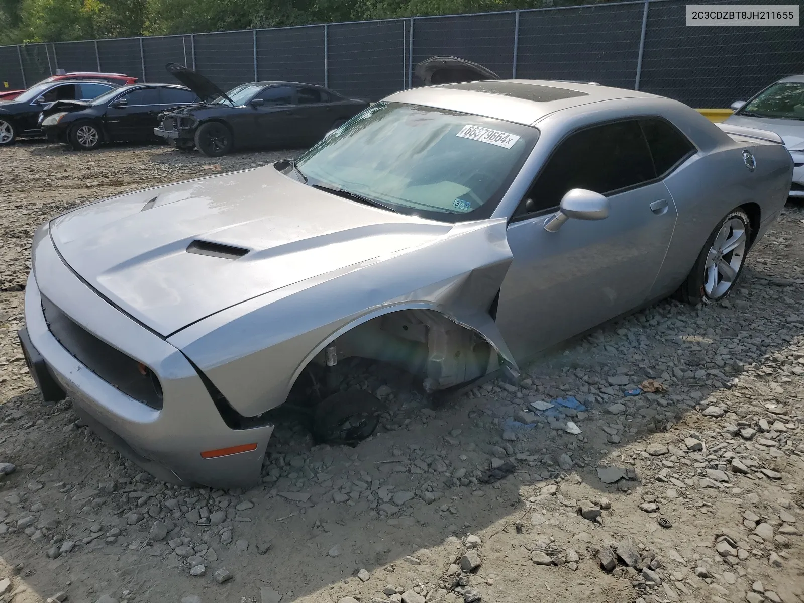 2018 Dodge Challenger R/T VIN: 2C3CDZBT8JH211655 Lot: 66379664