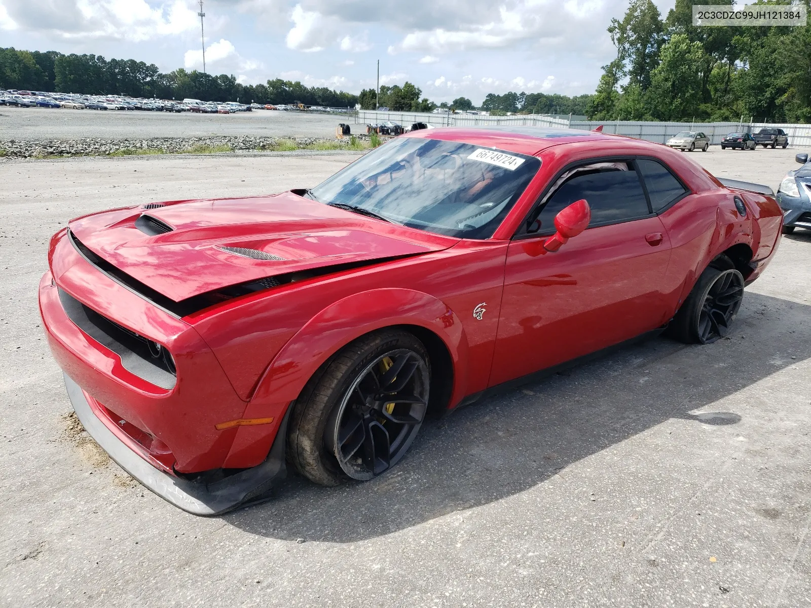 2018 Dodge Challenger Srt Hellcat VIN: 2C3CDZC99JH121384 Lot: 66749724