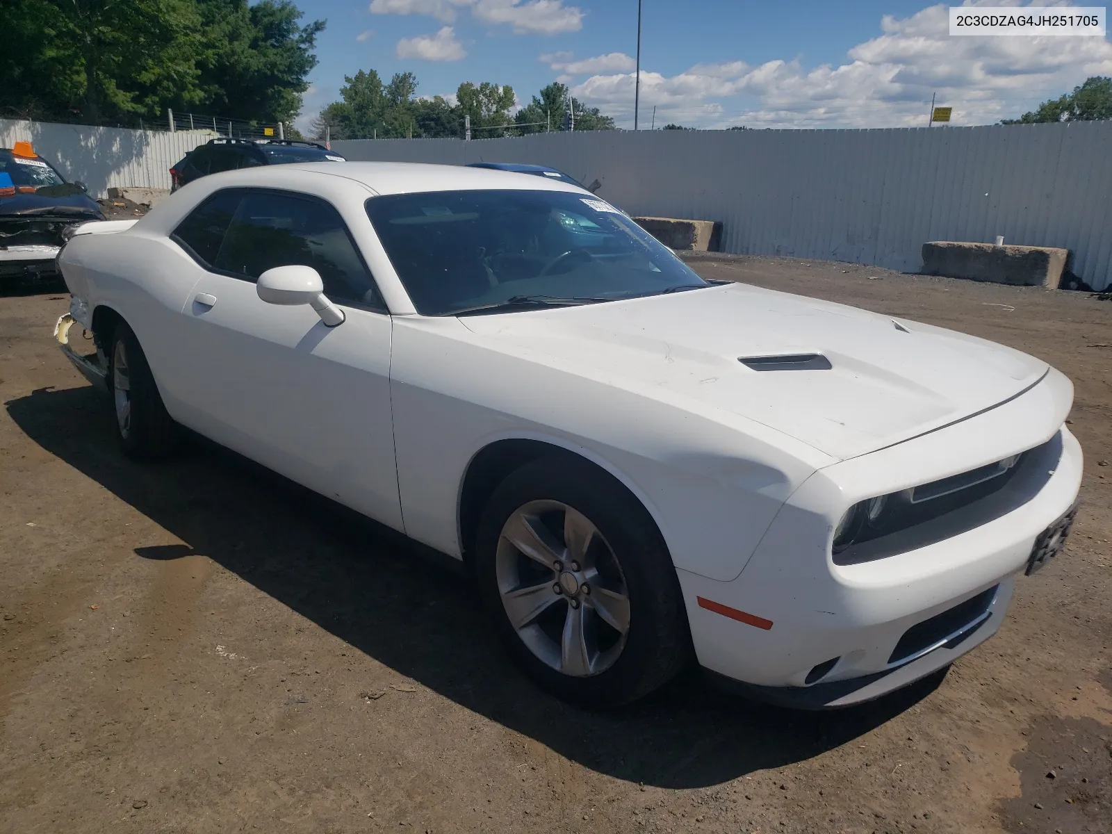 2018 Dodge Challenger Sxt VIN: 2C3CDZAG4JH251705 Lot: 66773214