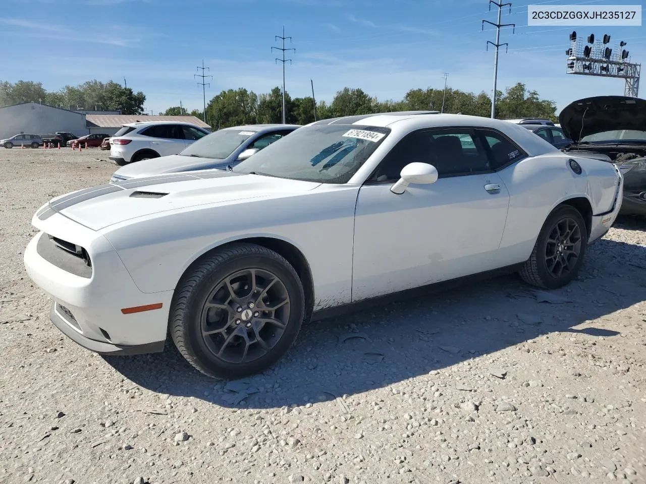 2018 Dodge Challenger Gt VIN: 2C3CDZGGXJH235127 Lot: 67921894