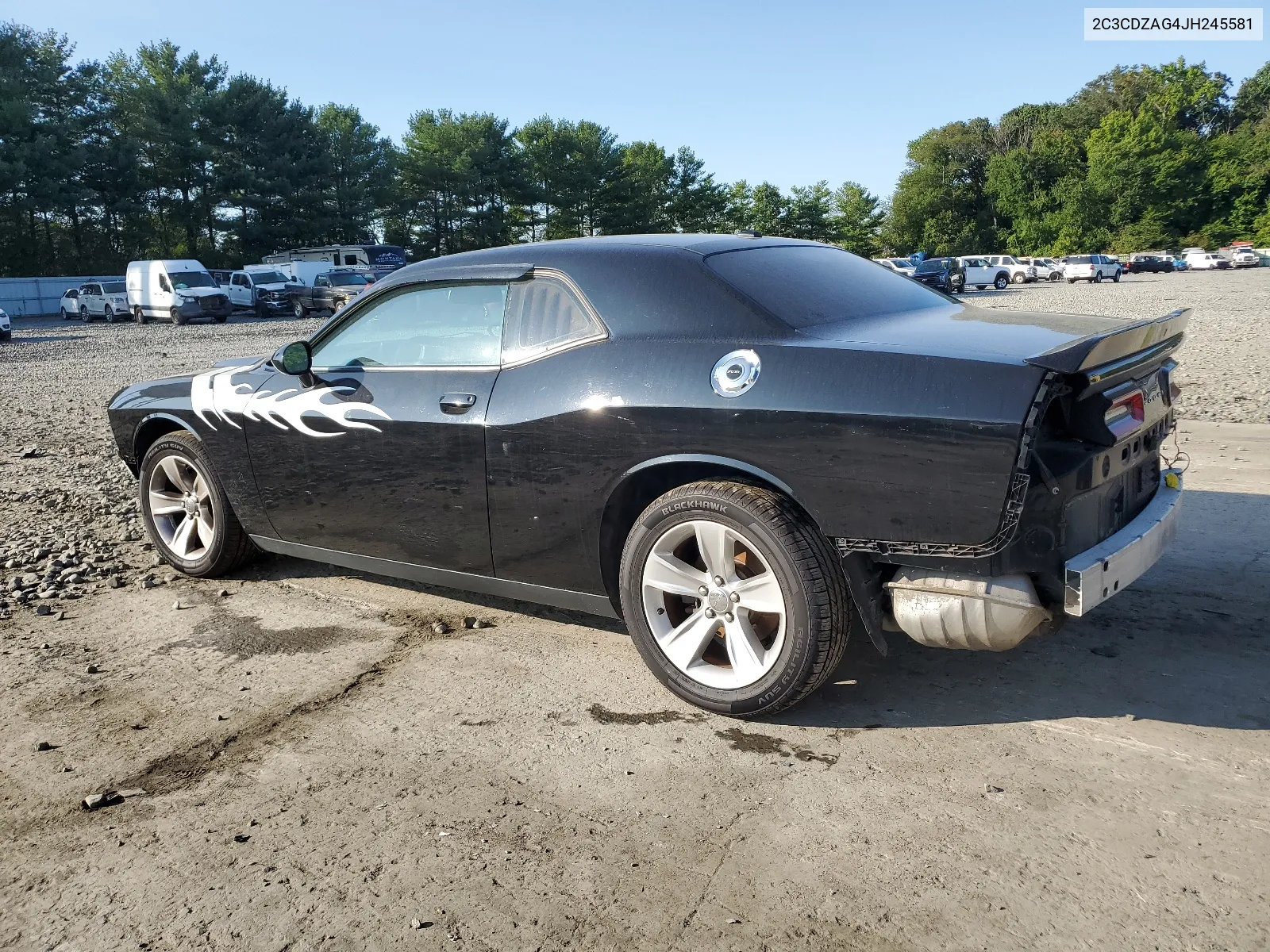 2018 Dodge Challenger Sxt VIN: 2C3CDZAG4JH245581 Lot: 68118064