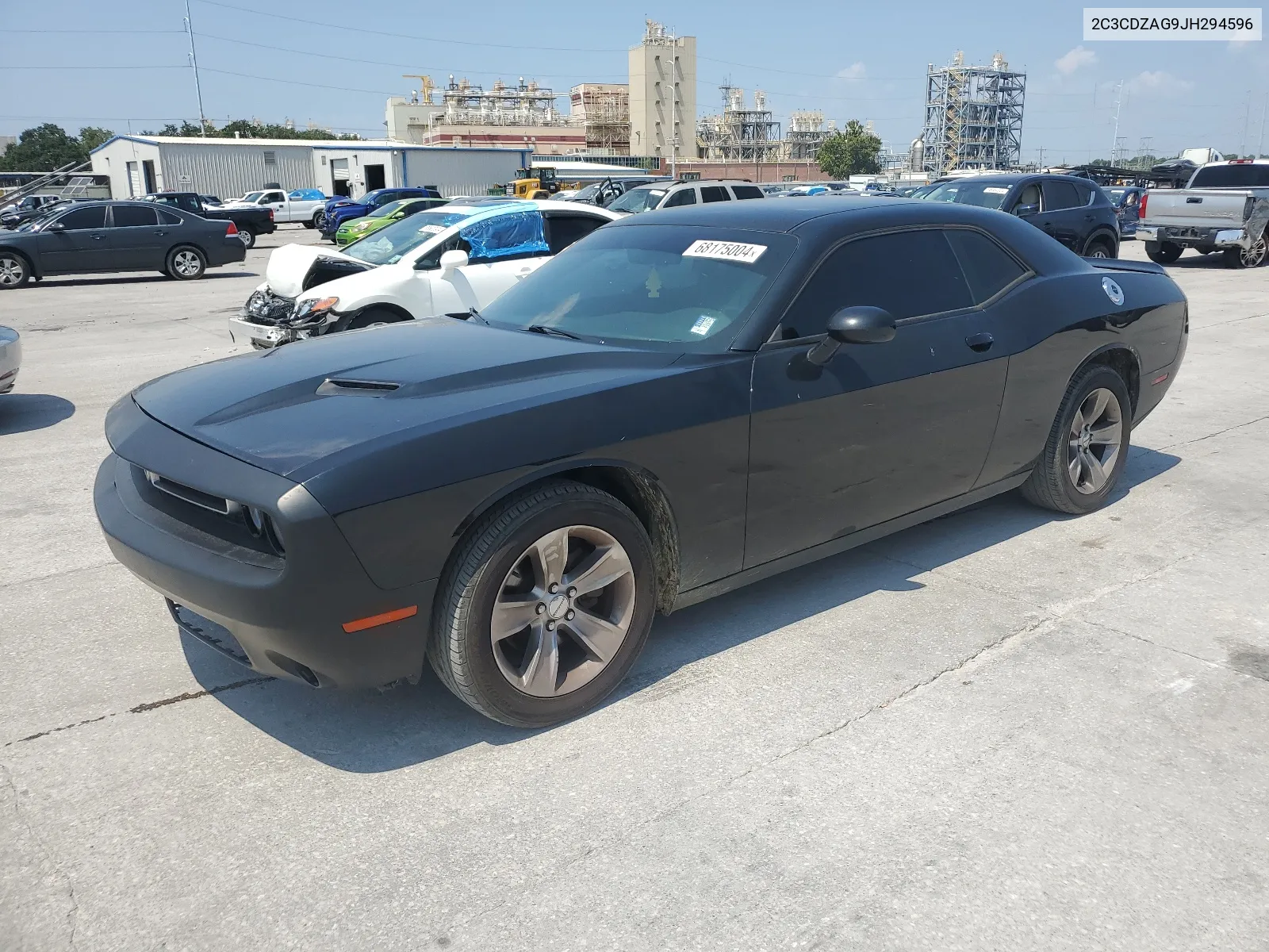 2018 Dodge Challenger Sxt VIN: 2C3CDZAG9JH294596 Lot: 68175004