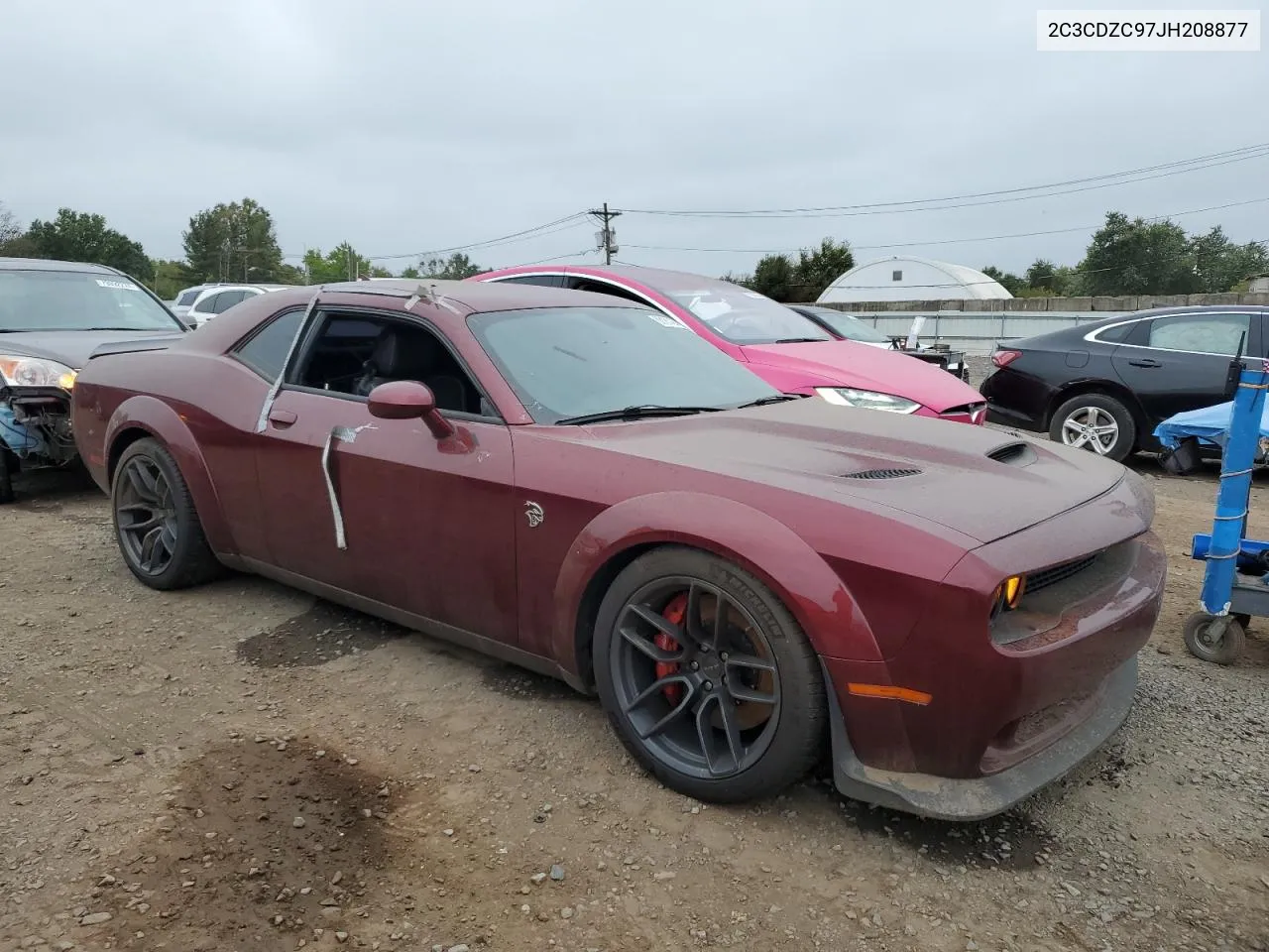 2018 Dodge Challenger Srt Hellcat VIN: 2C3CDZC97JH208877 Lot: 68181424